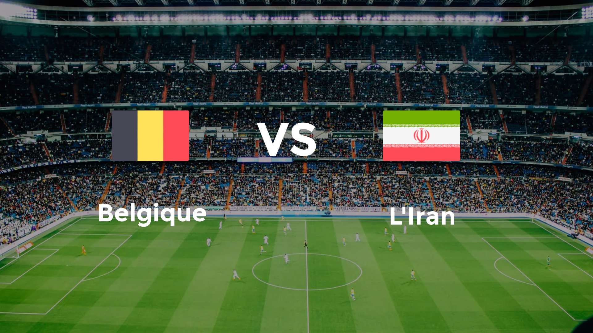 Belgique vs Iran