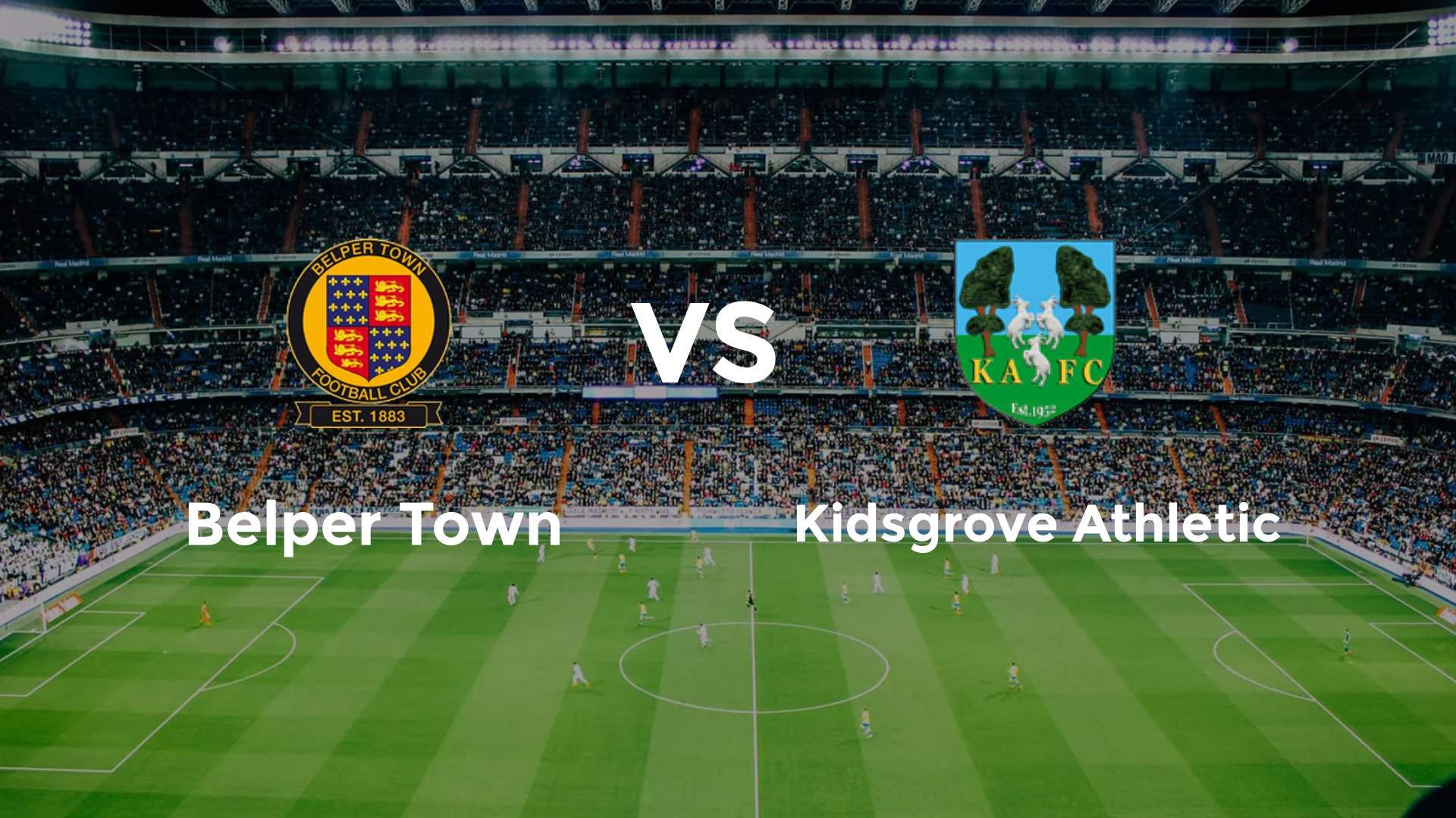 Belper Town vs Kidsgrove Athletic