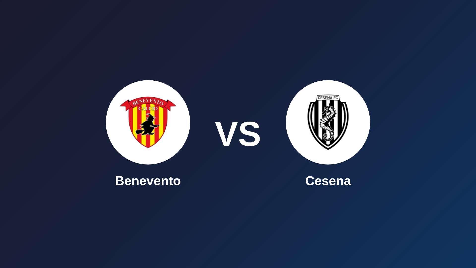 Benevento vs Cesena