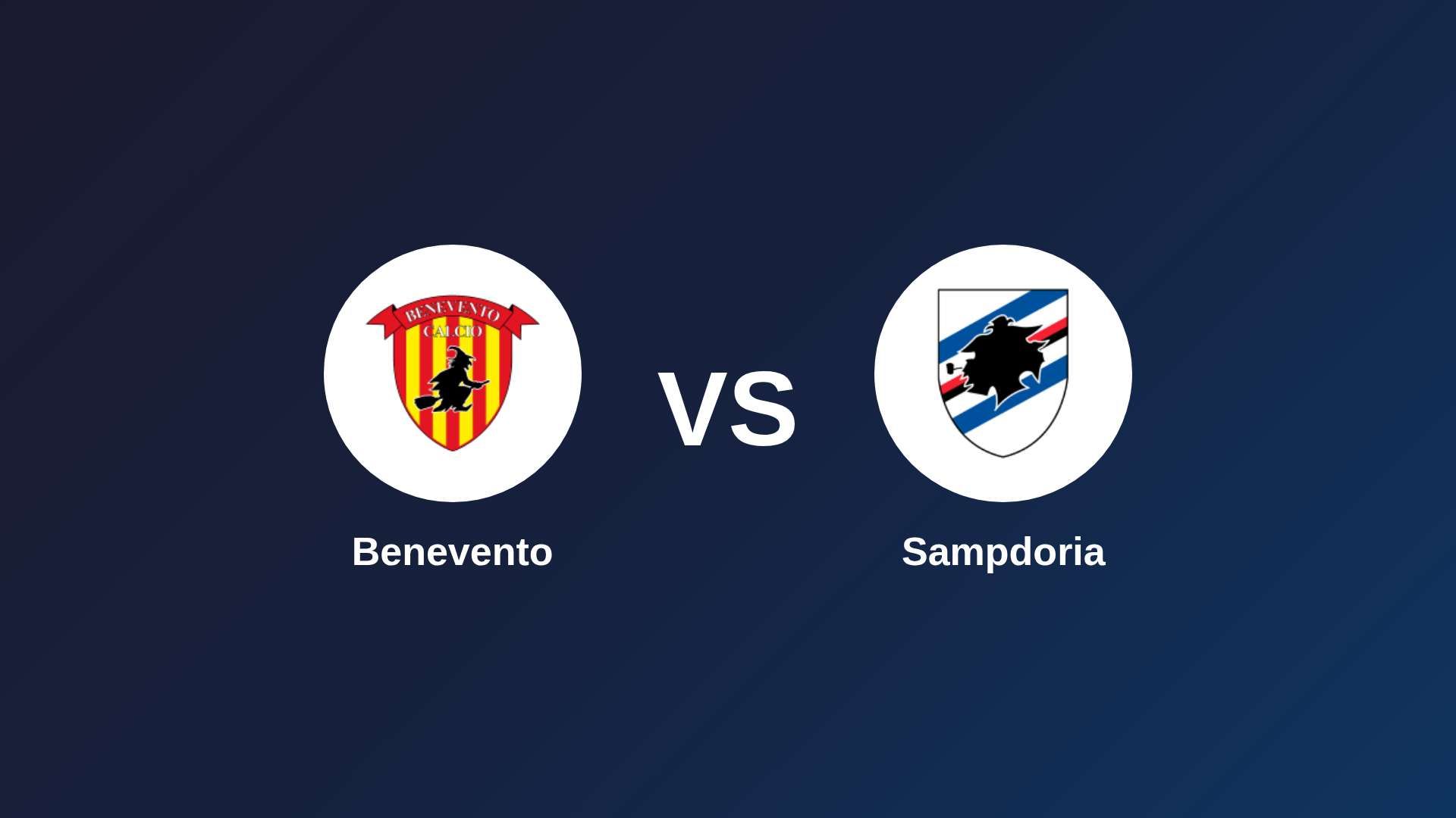Benevento vs Sampdoria