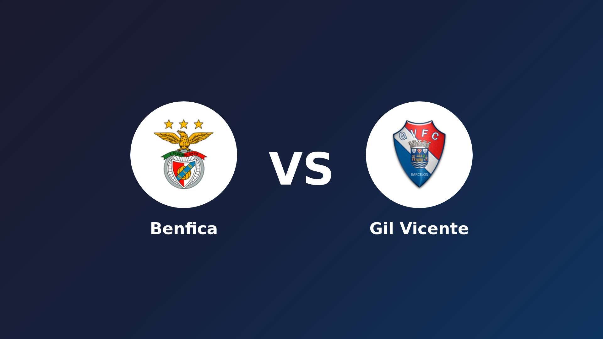 Benfica vs Gil Vicente