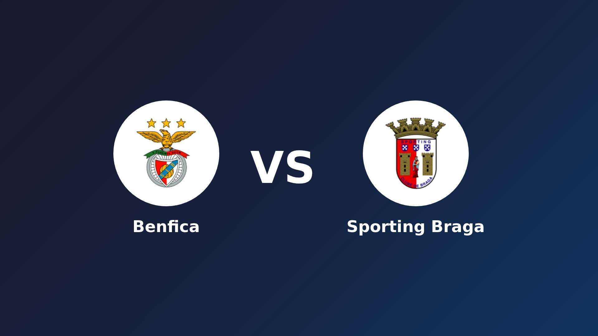 Benfica vs Sporting Braga