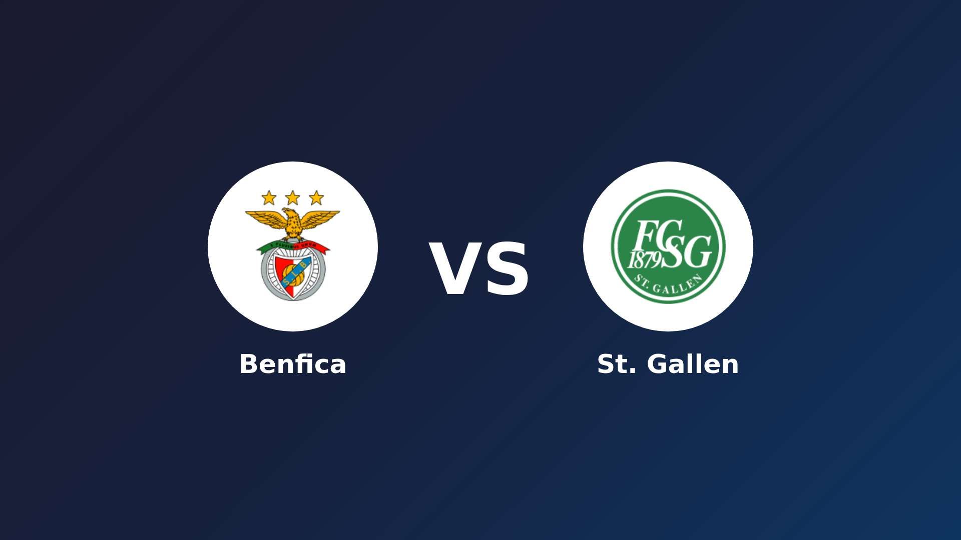 Benfica vs St. Gallen