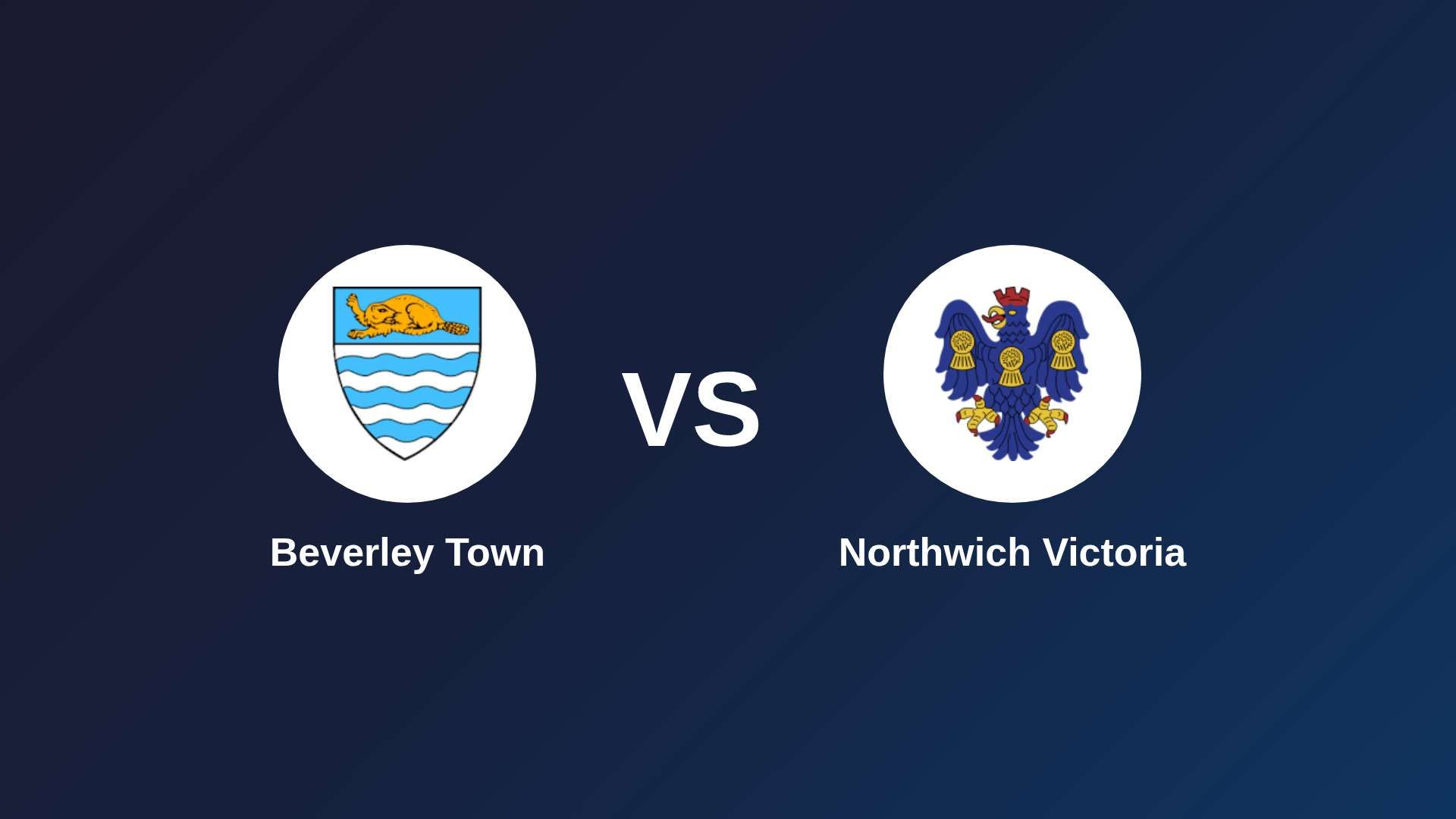Beverley Town vs Northwich Victoria