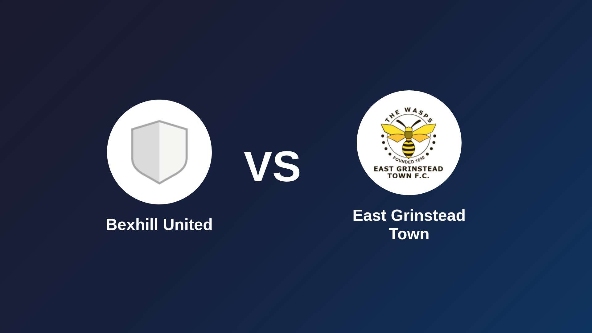 Bexhill United vs East Grinstead Town