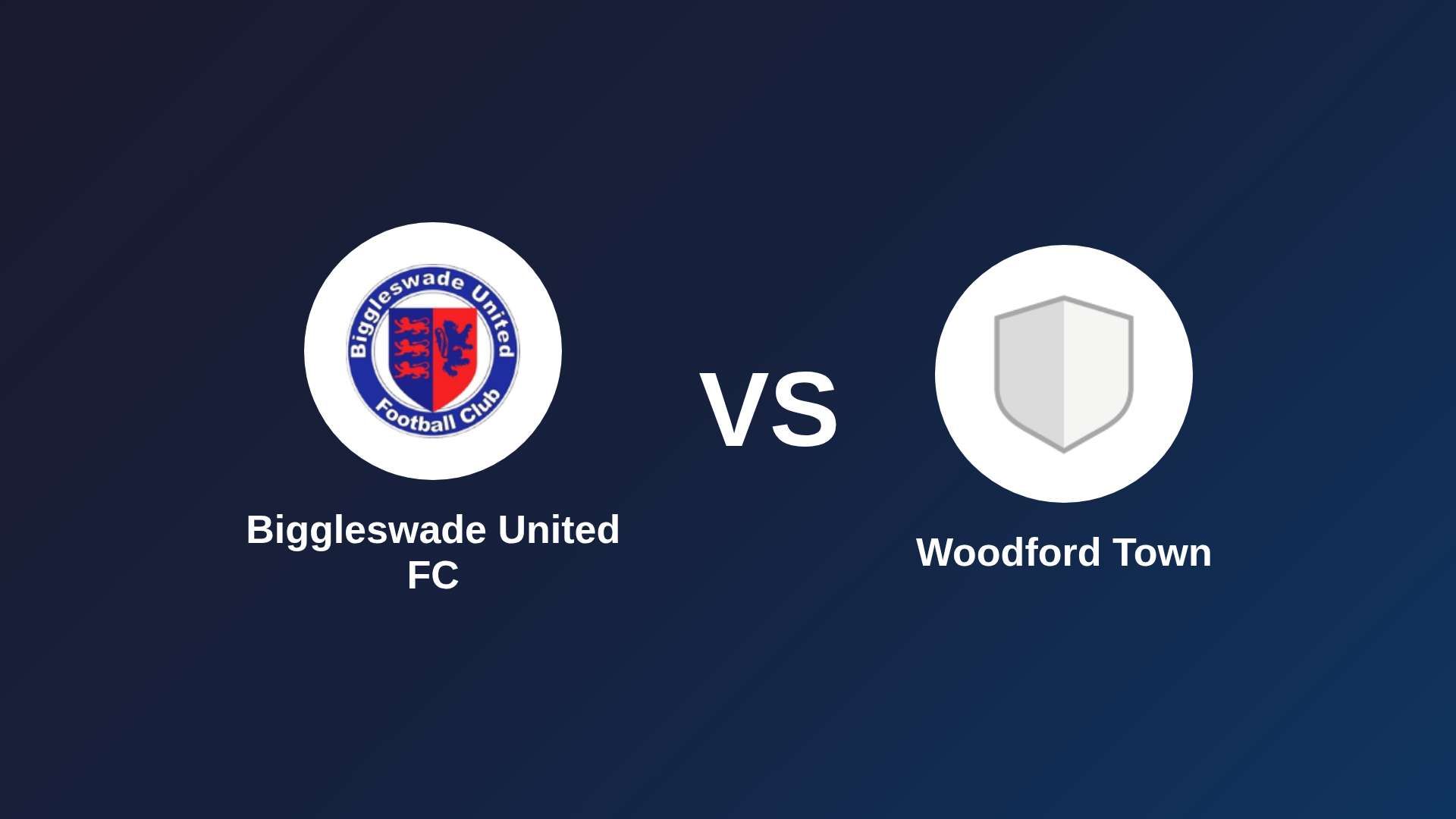 Biggleswade United FC vs (F)oodford Town