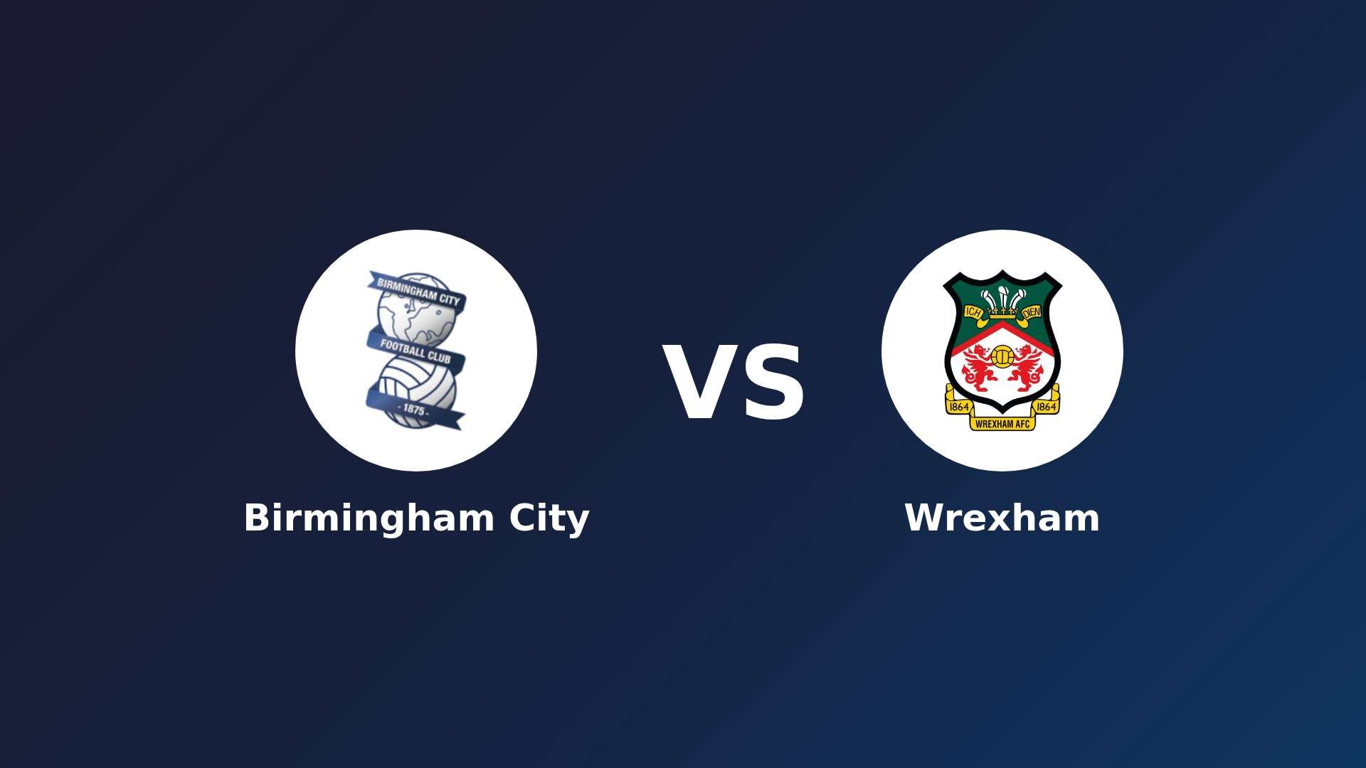 Birmingham City vs (F)rexham