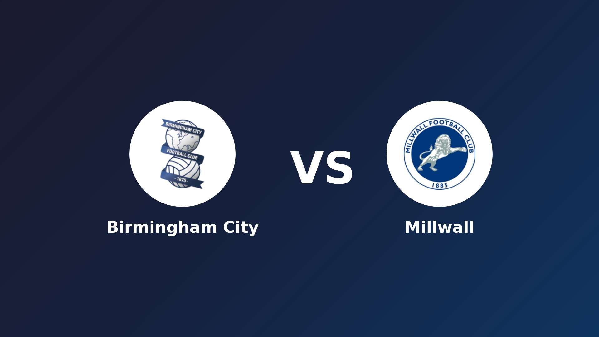 Birmingham City vs Millwall
