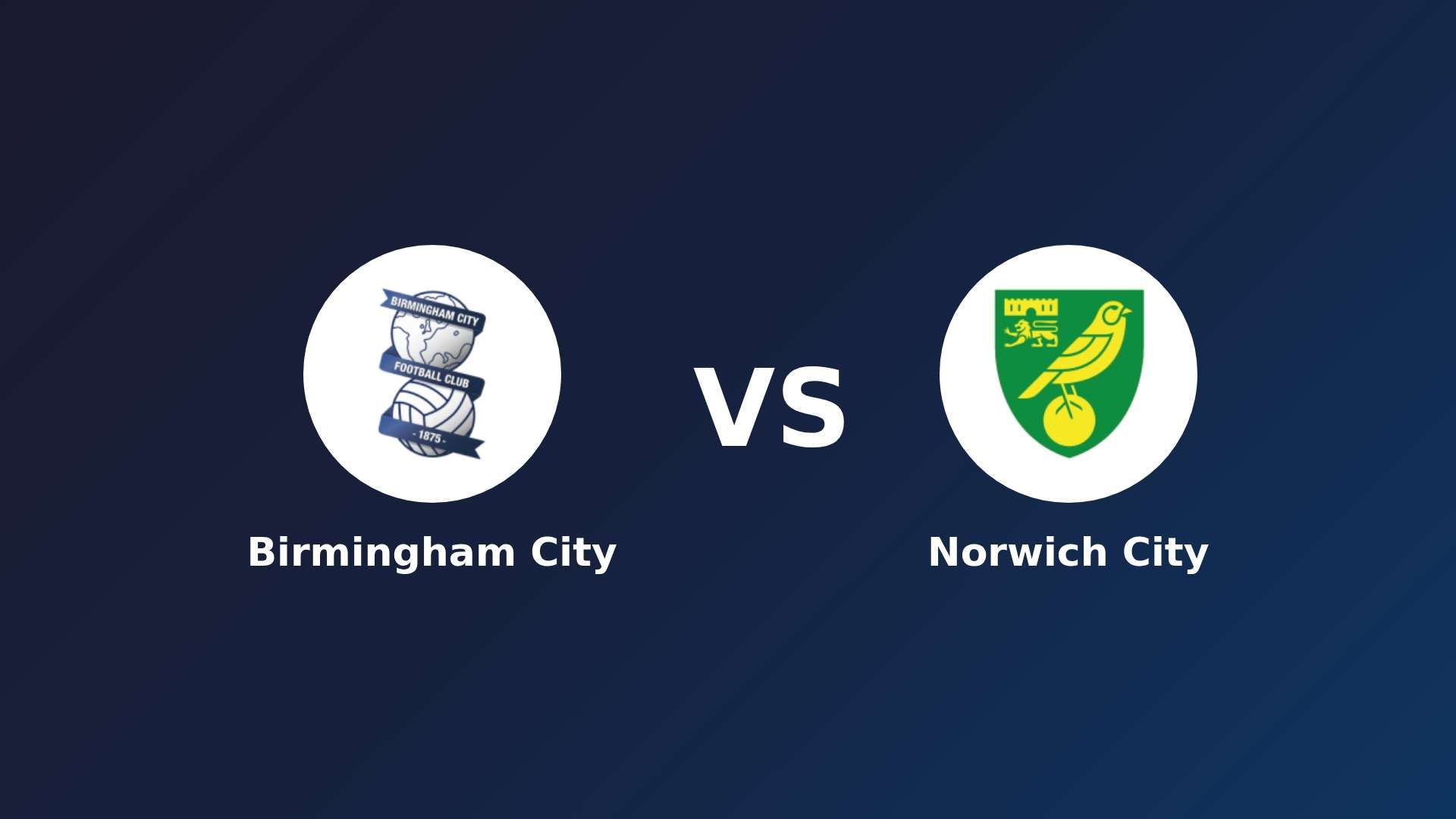 Birmingham City vs Norwich City