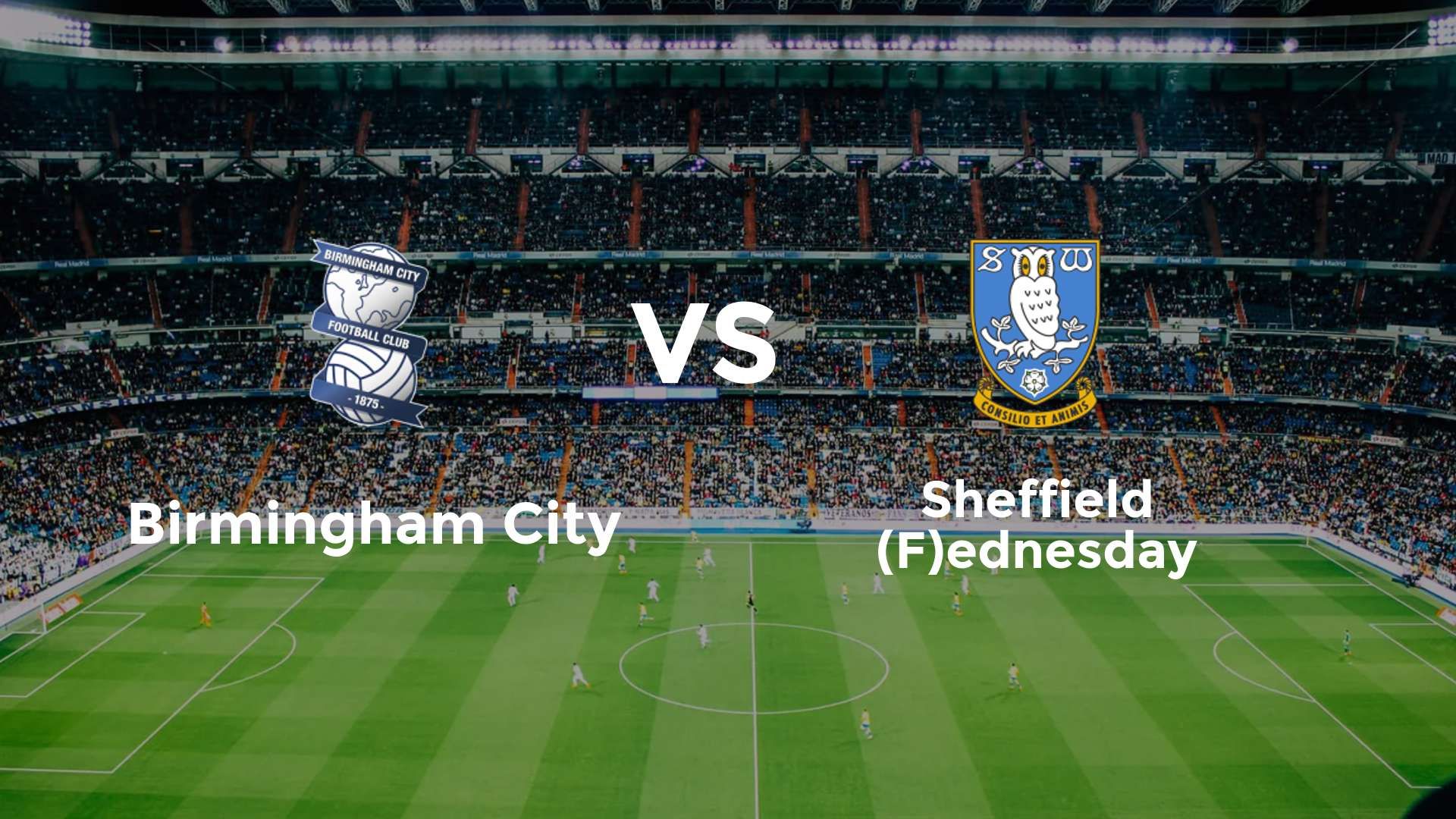 Birmingham City vs Sheffield (F)ednesday