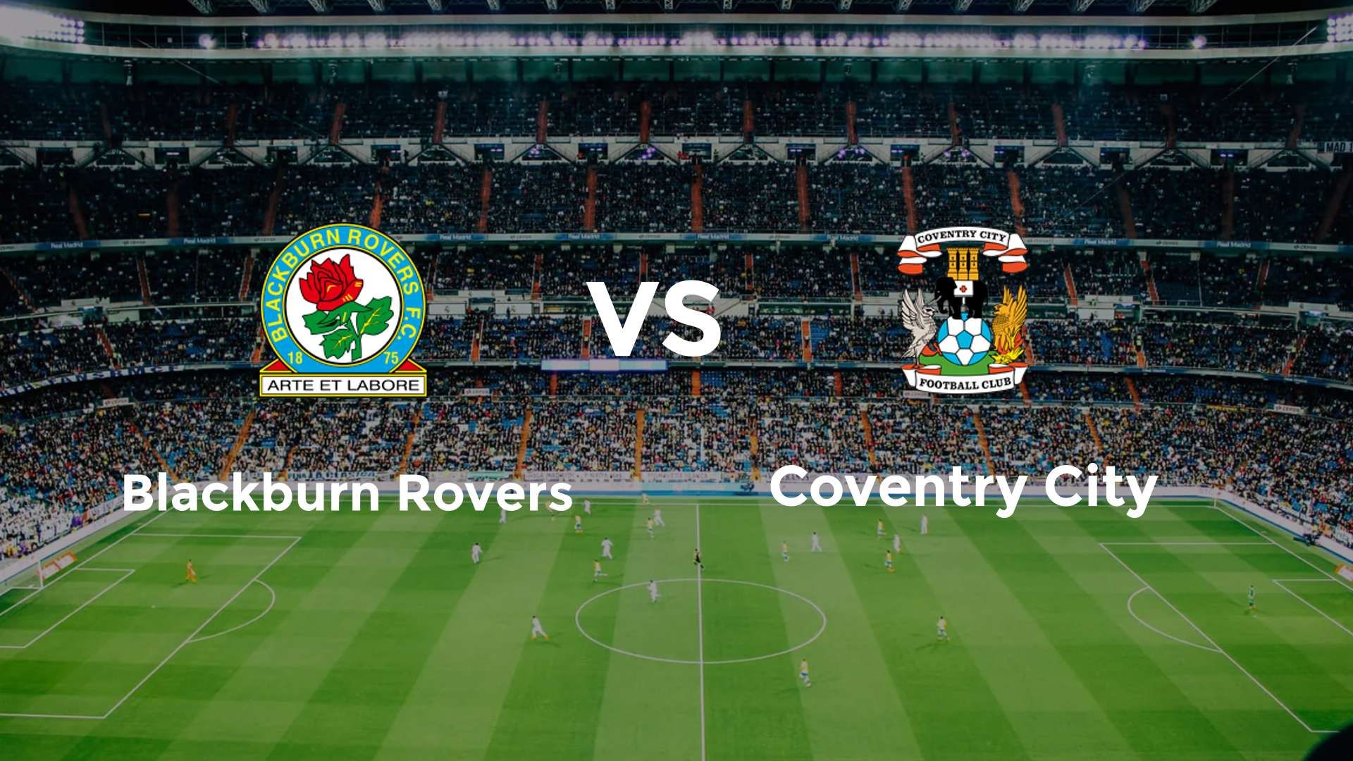 Blackburn Rovers vs Coventry City
