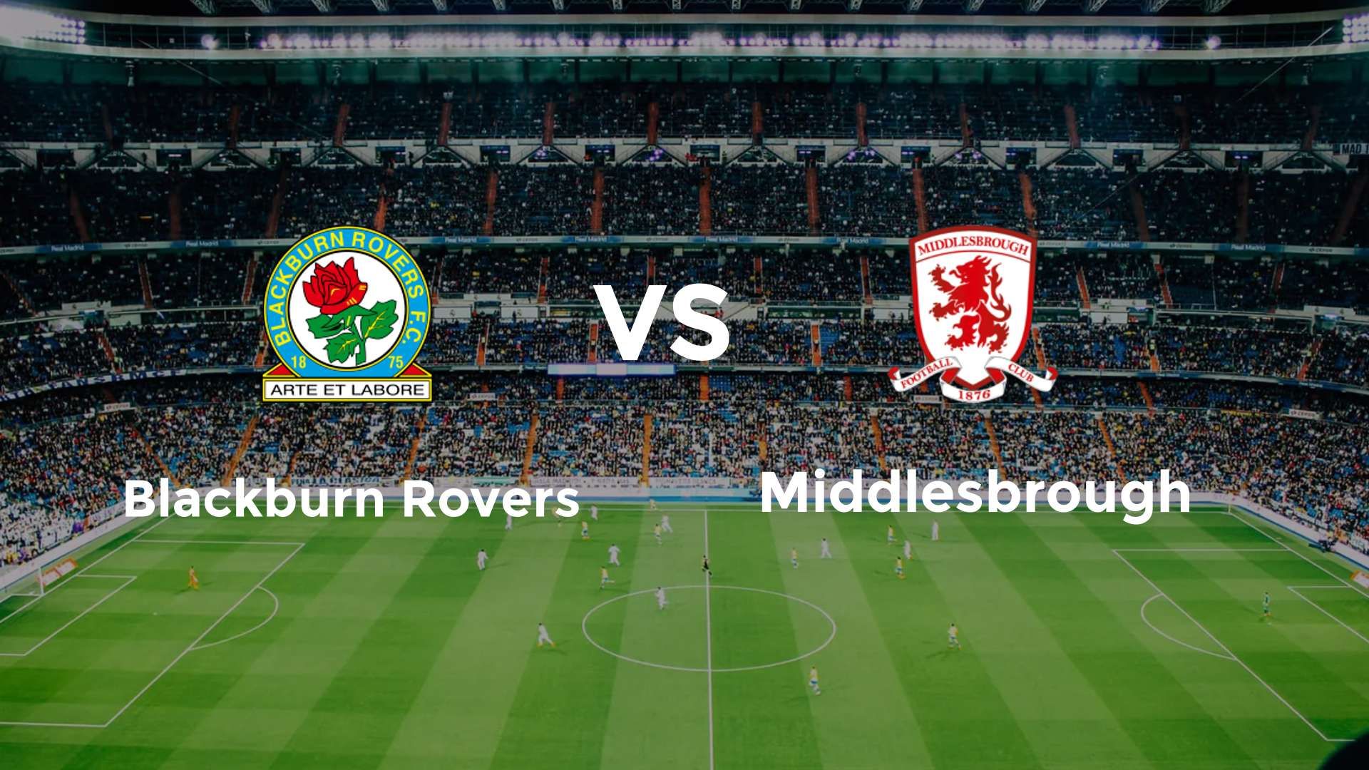 Blackburn Rovers vs Middlesbrough