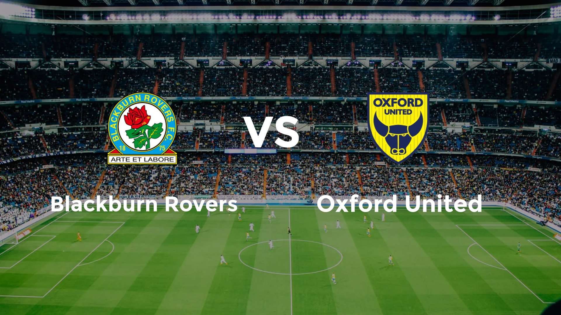 Blackburn Rovers vs Oxford United