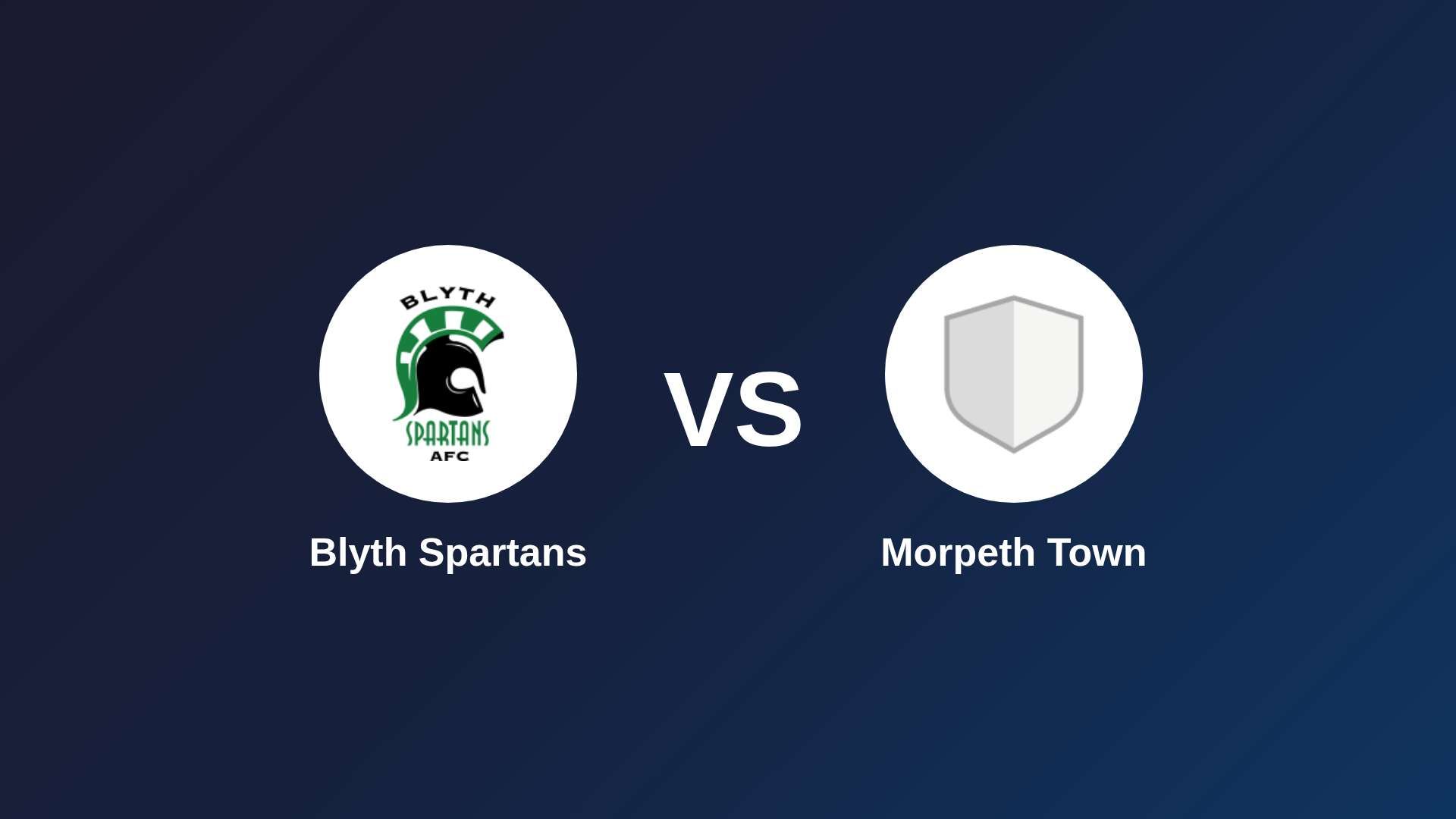 Blyth Spartans vs Morpeth Town