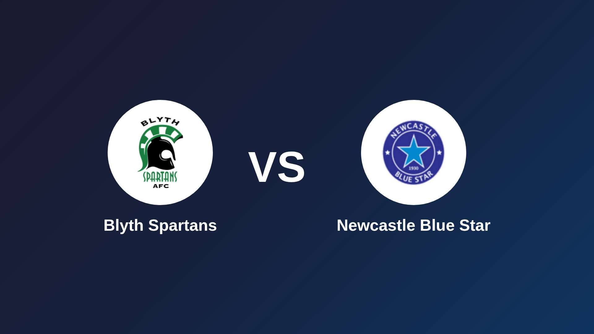 Blyth Spartans vs Newcastle Blue Star