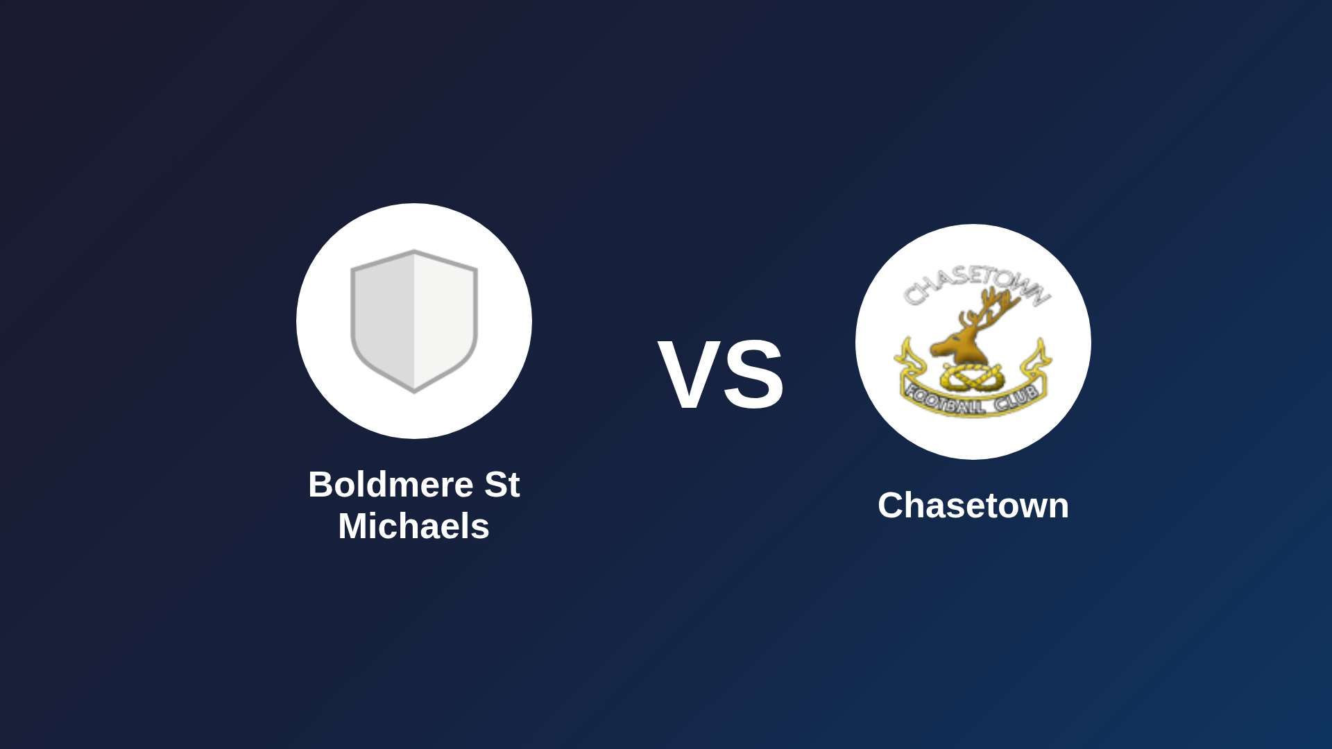 Boldmere St Michaels vs Chasetown