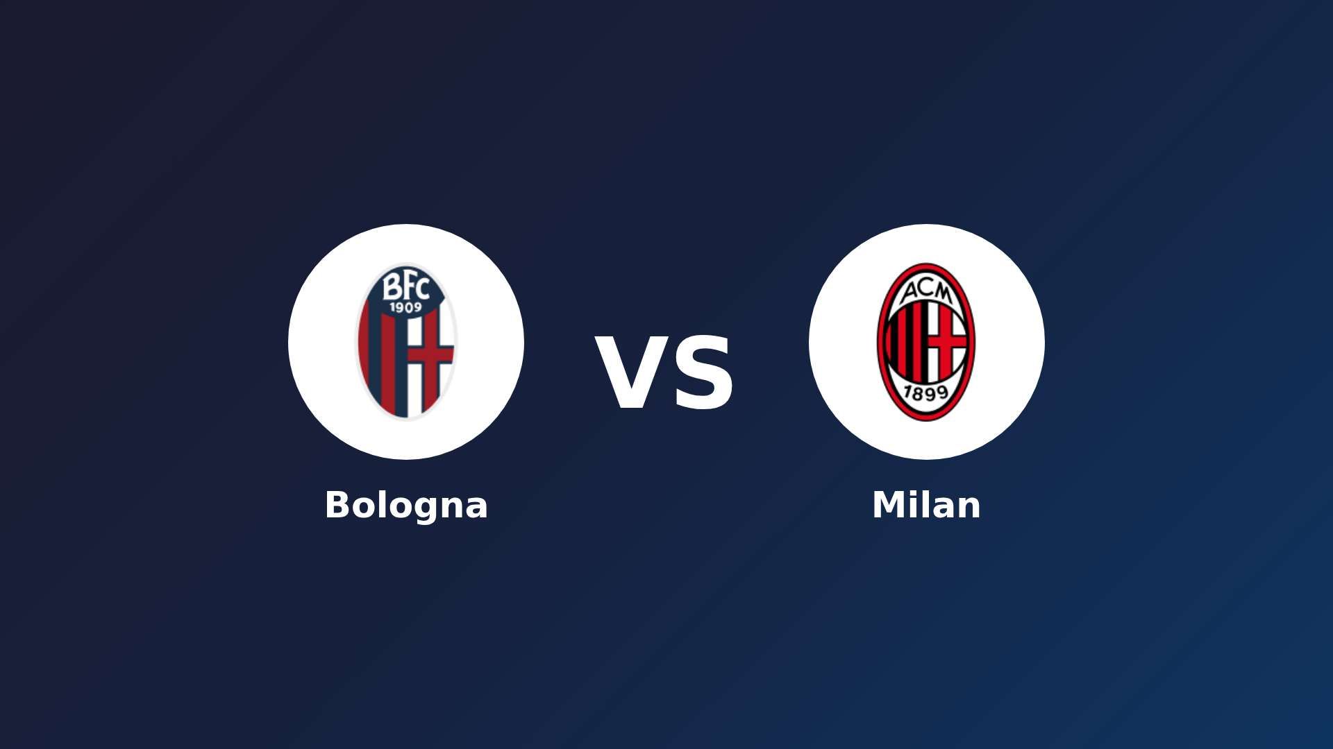 Bologna vs AC Milan