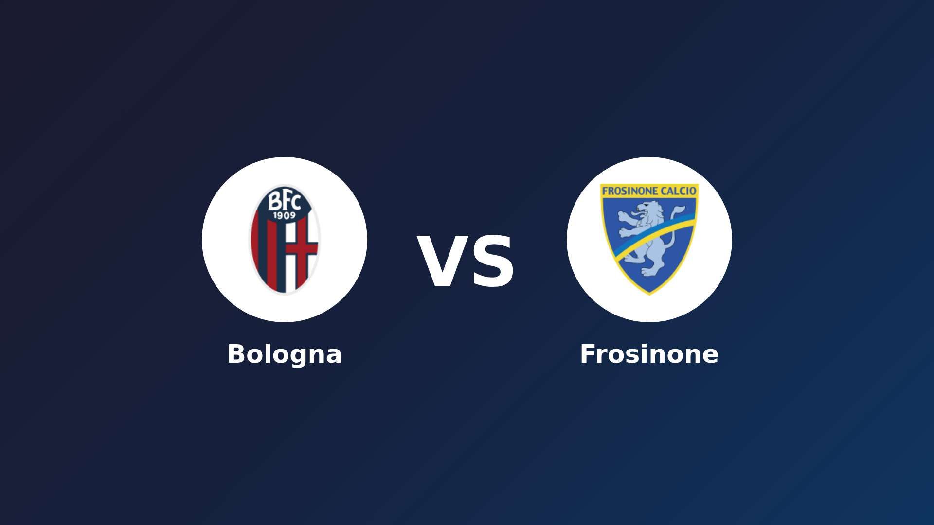 Bologna vs Frosinone