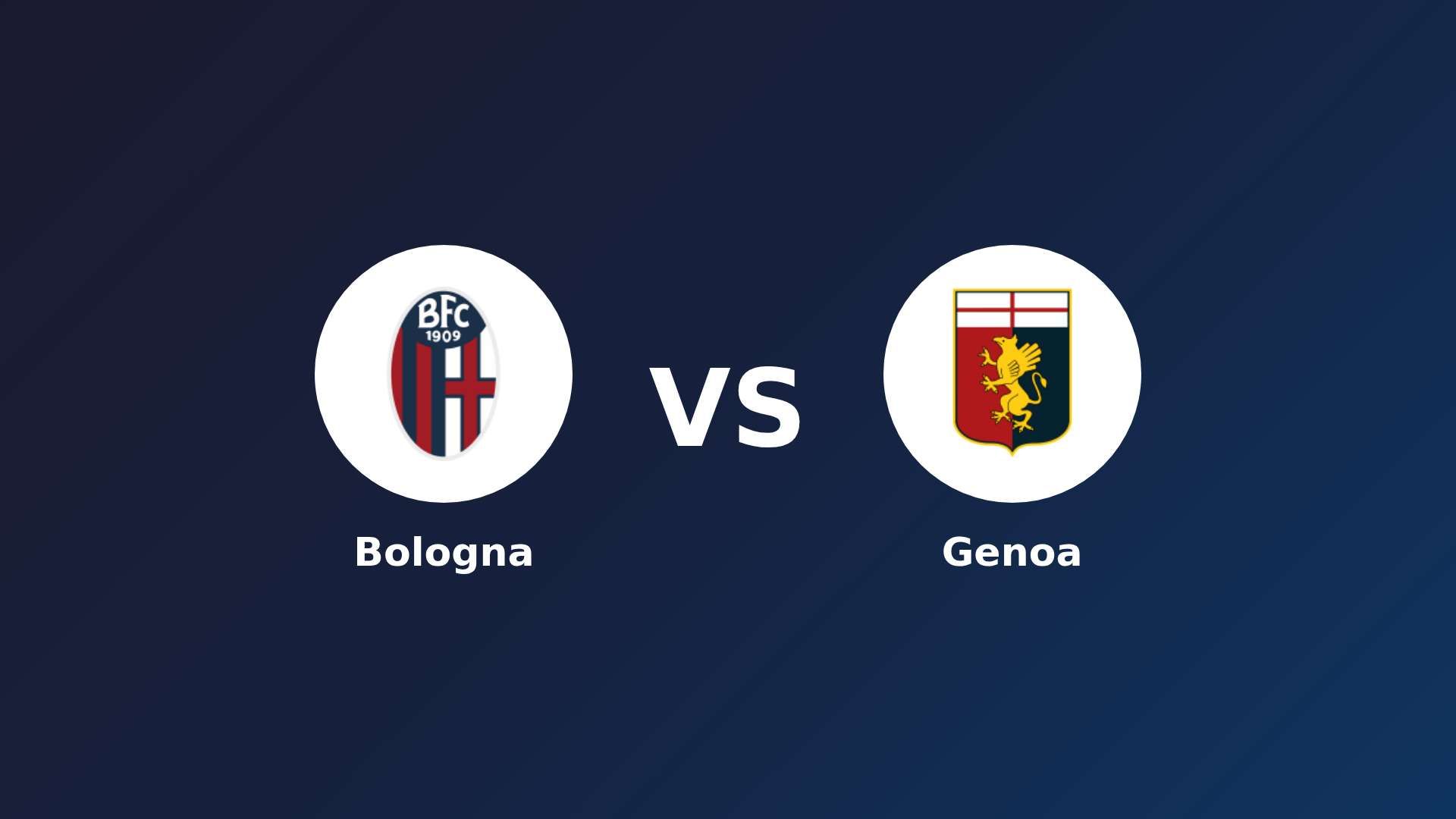 Bologna vs Genoa