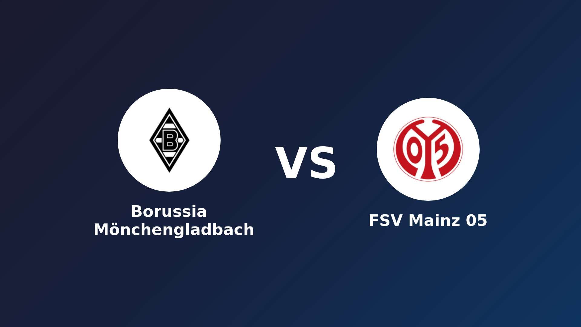Borussia Mönchengladbach vs FSV Mainz 05