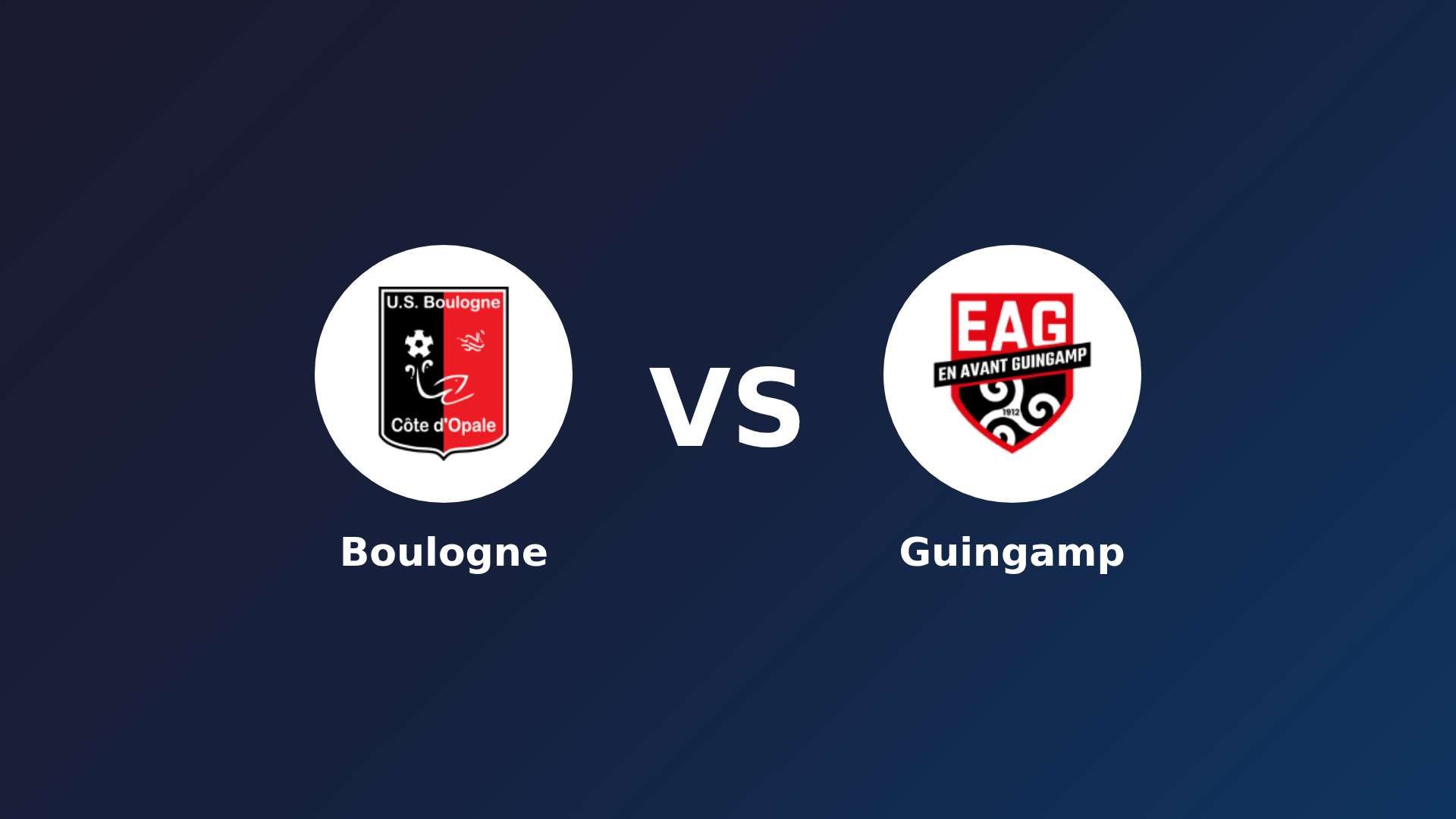 Boulogne vs Guingamp