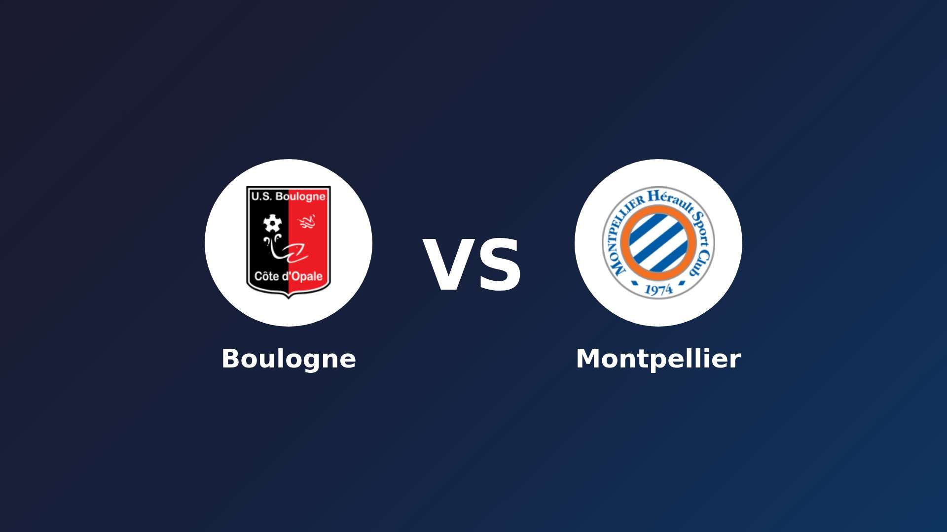Boulogne vs Montpellier