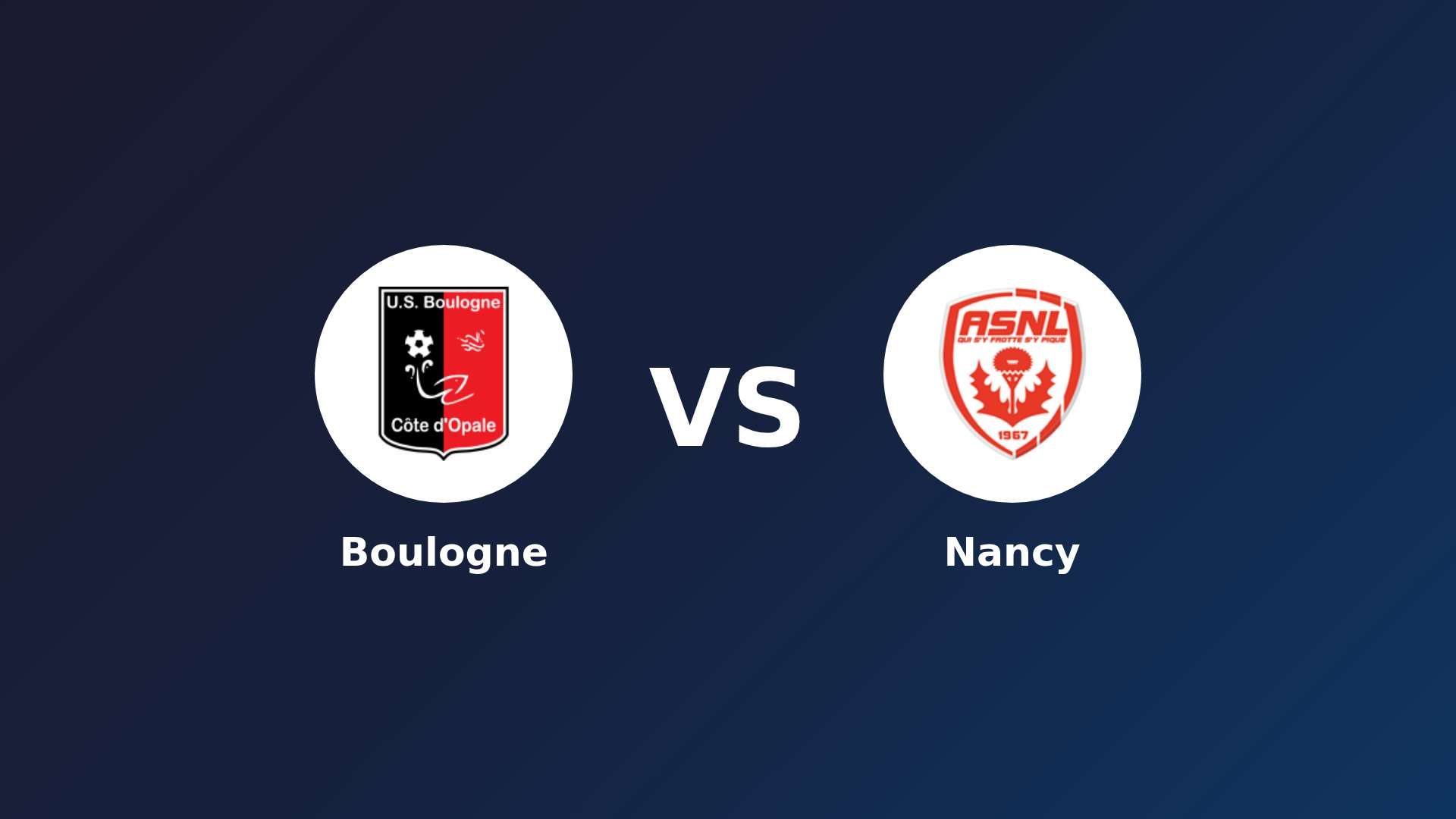 Boulogne vs Nancy