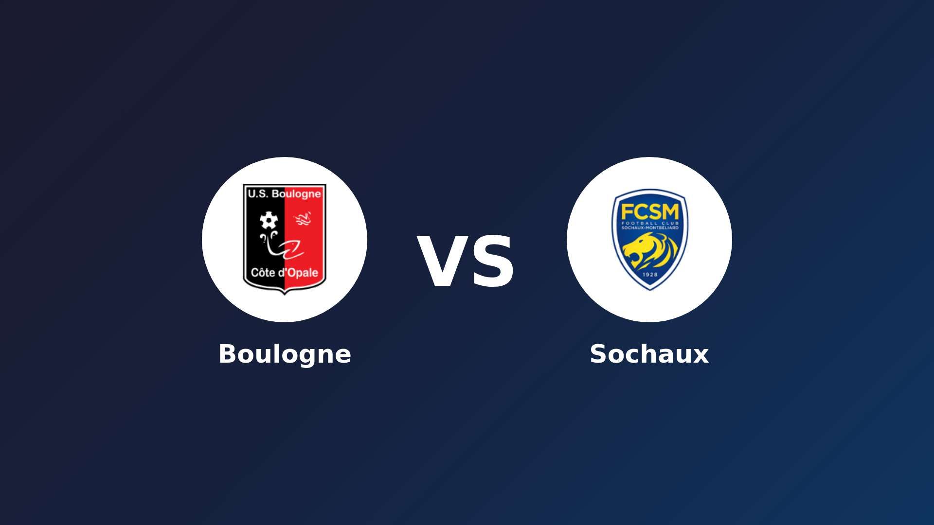 Boulogne vs Sochaux