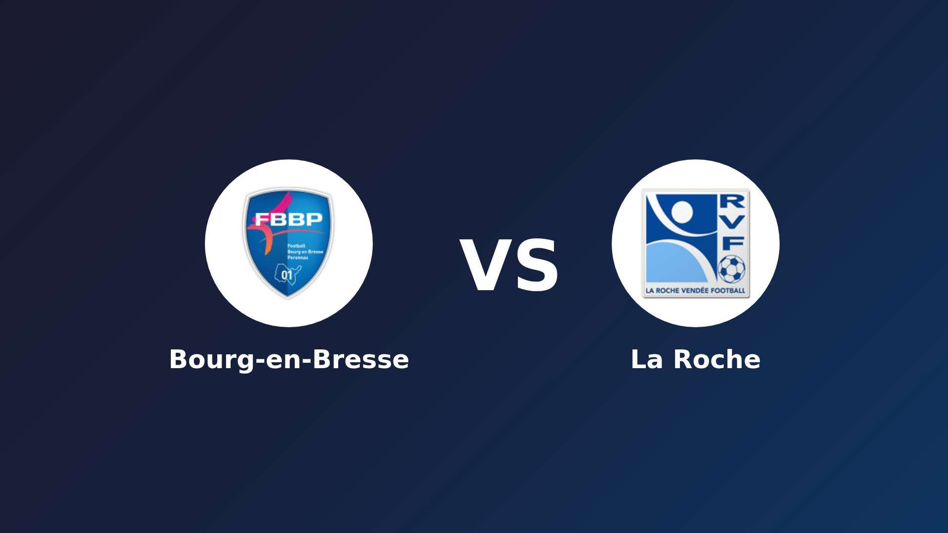 Bourg-en-Bresse vs La Roche