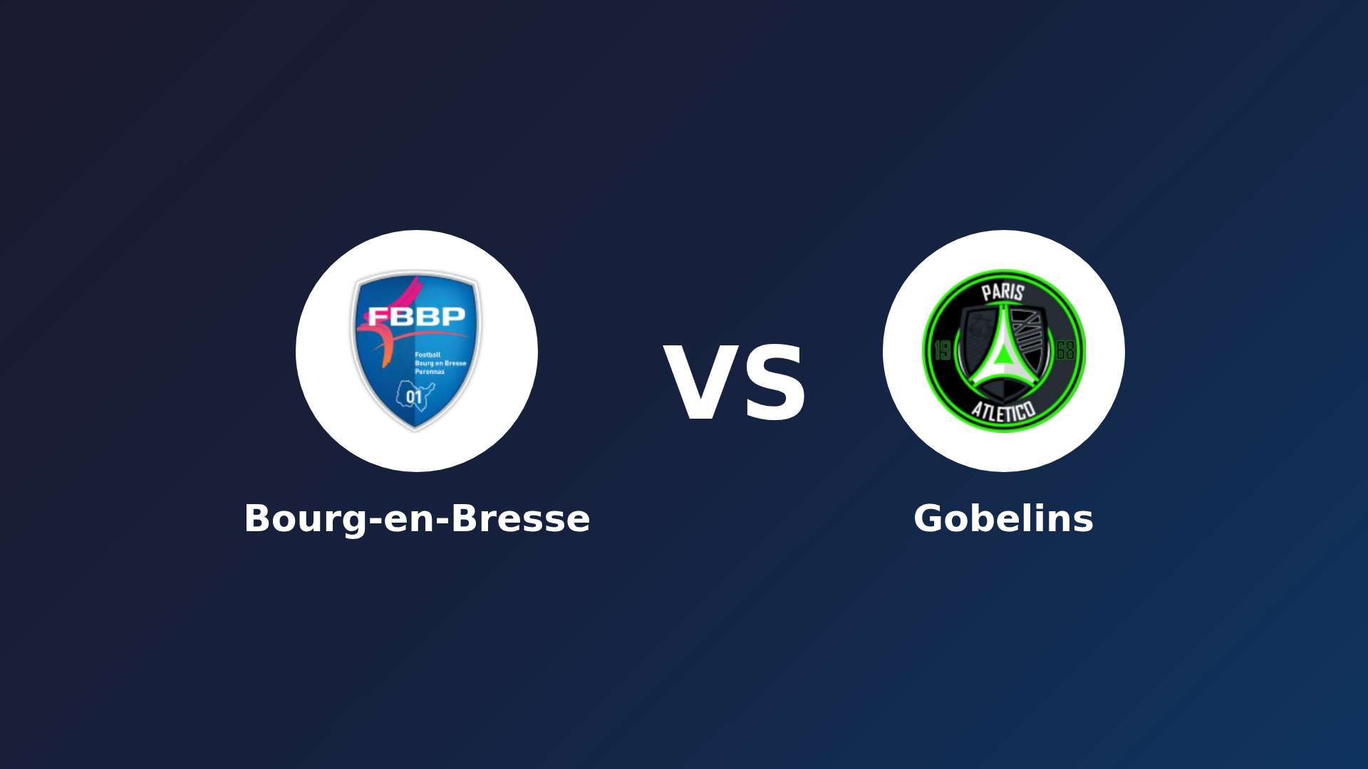 Bourg-en-Bresse vs Paris 13 Atletico