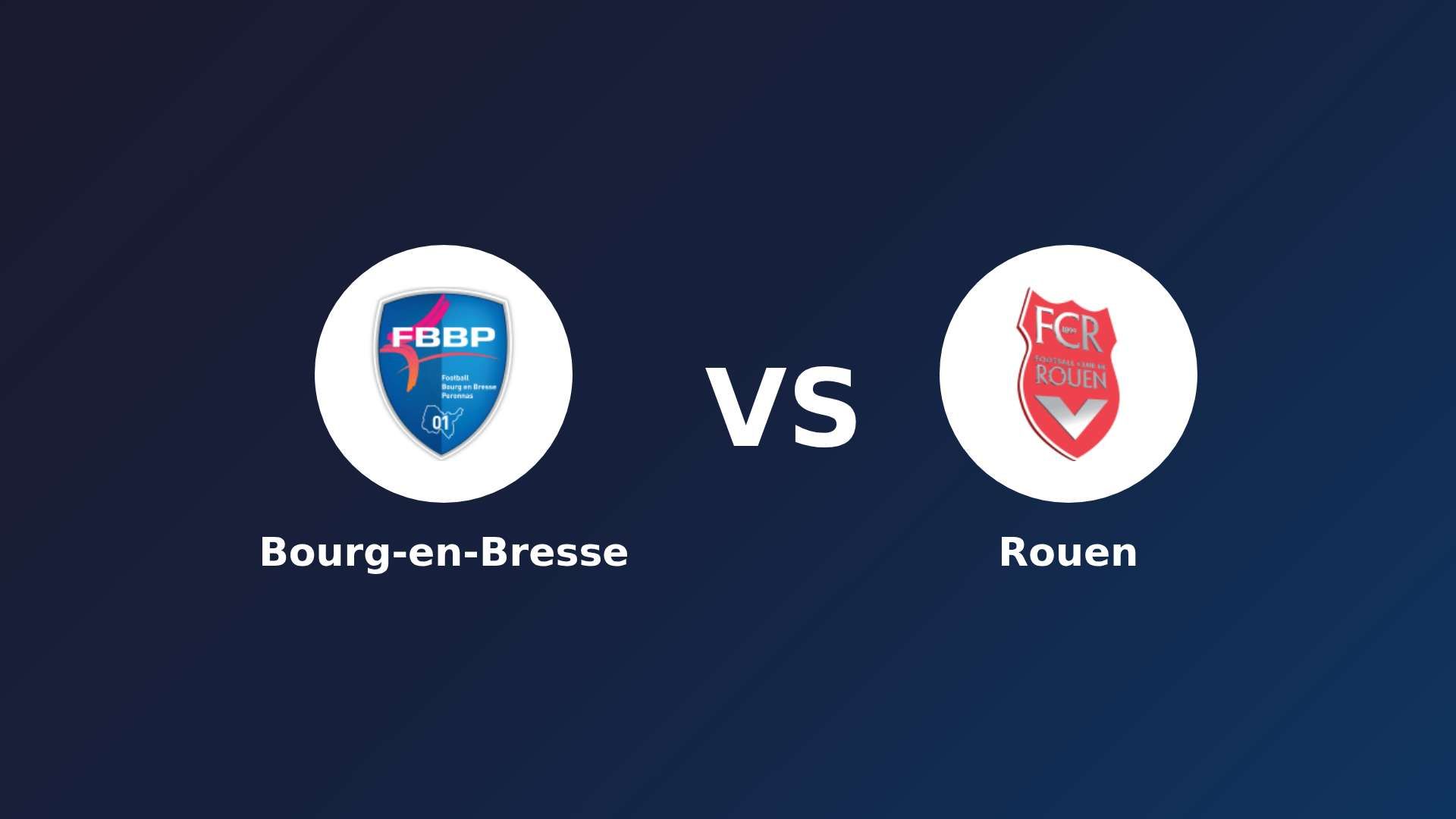 Bourg-en-Bresse vs Rouen