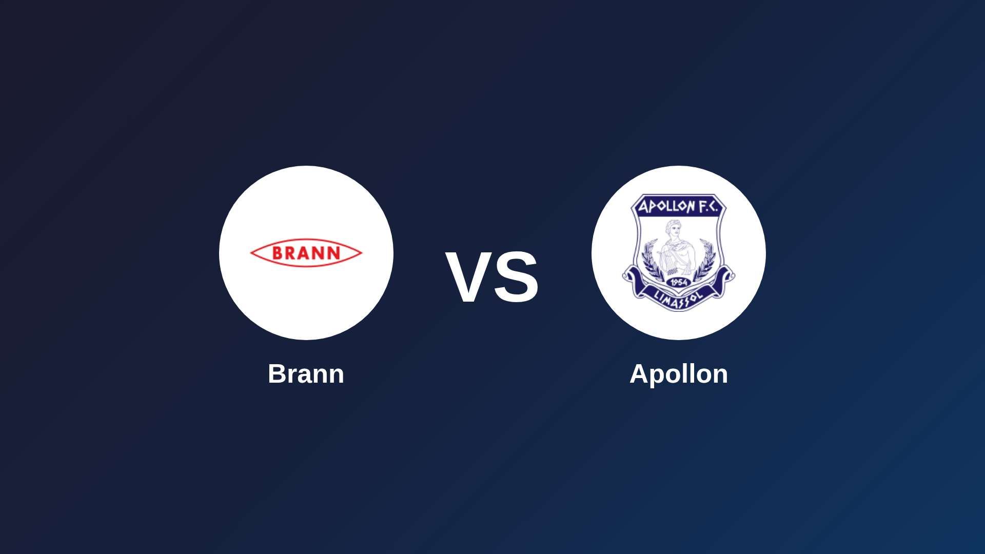Brann vs Apollon