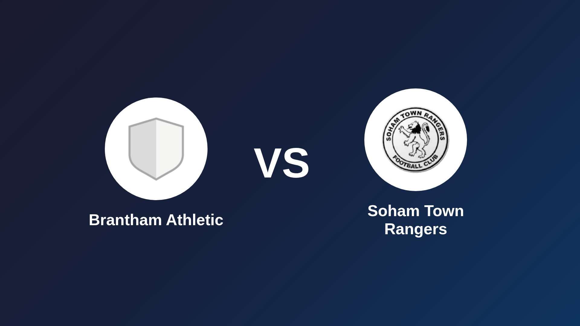 Brantham Athletic vs Soham Town Rangers