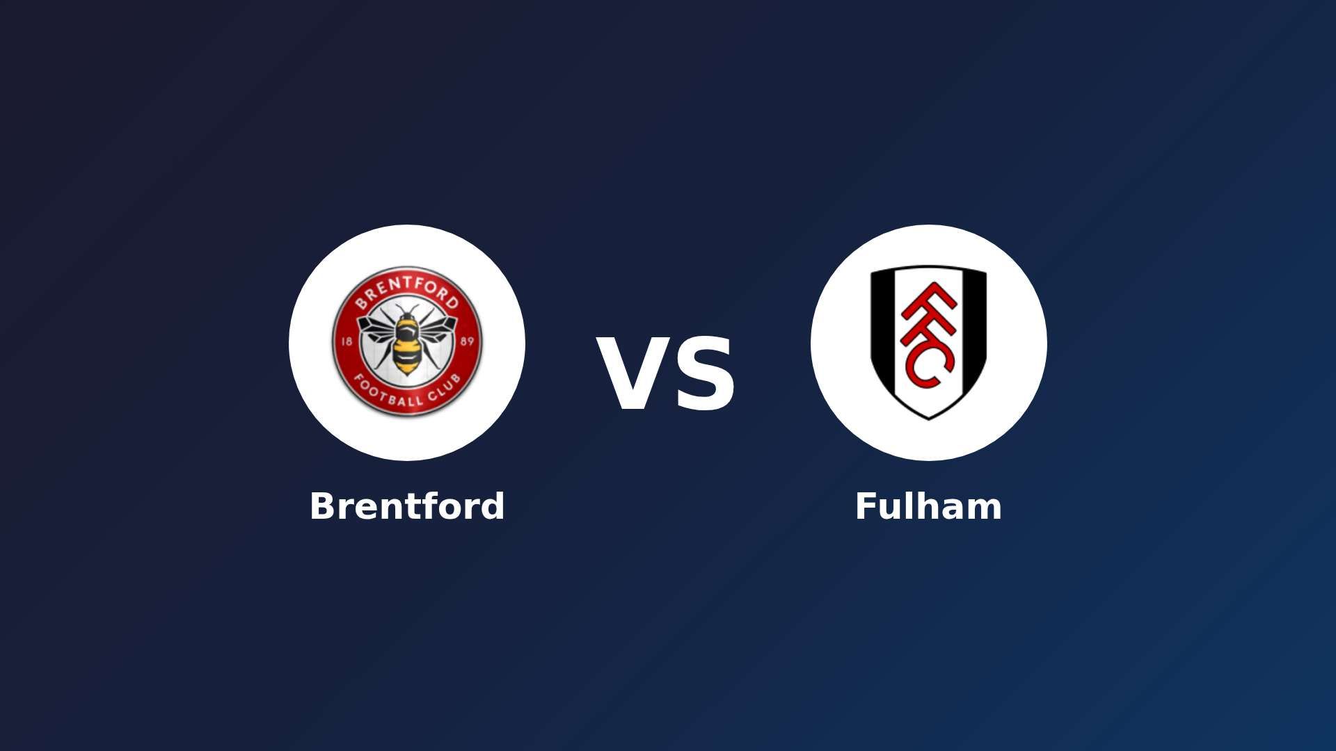 Brentford vs Fulham