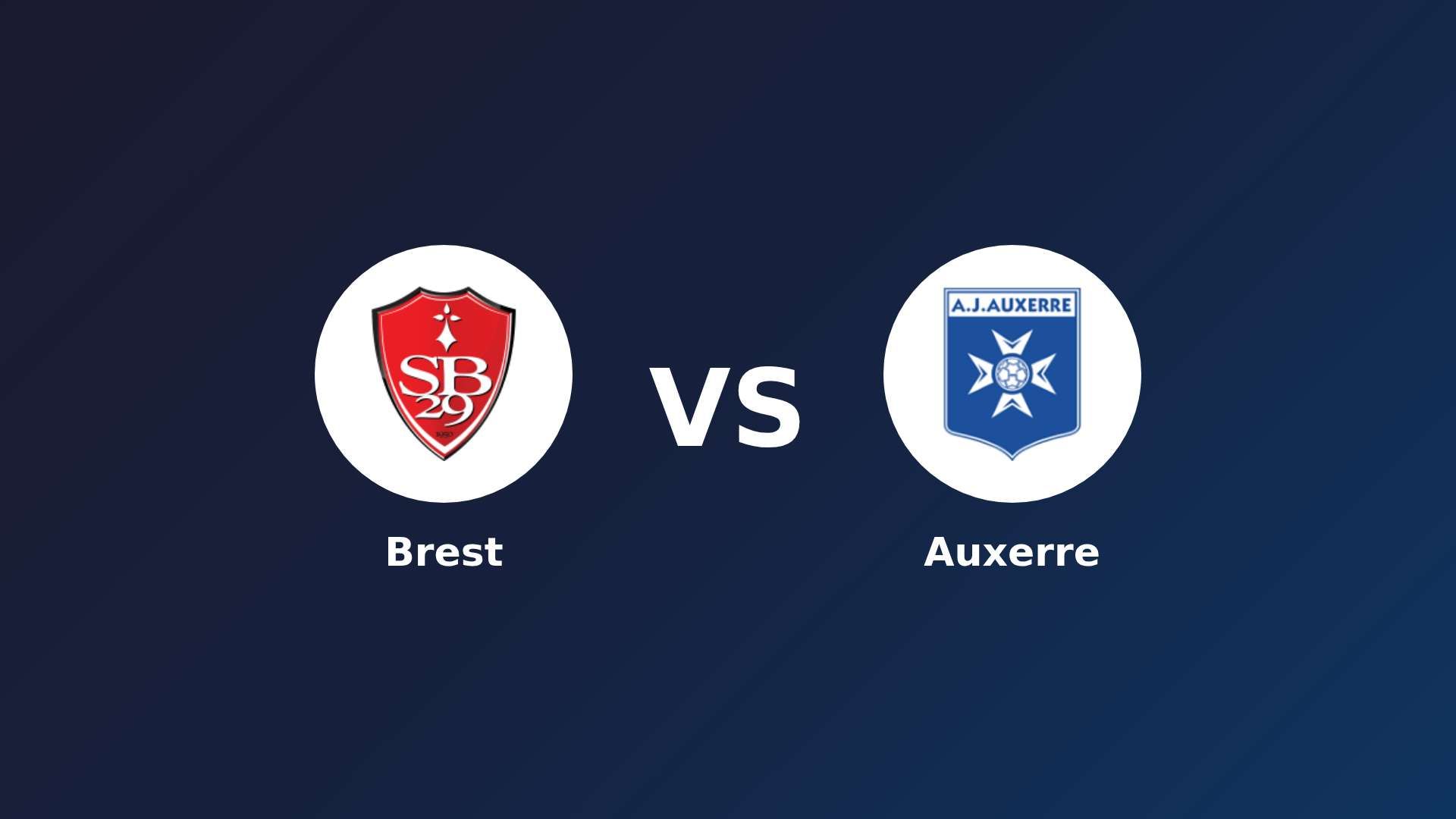 Brest vs Auxerre