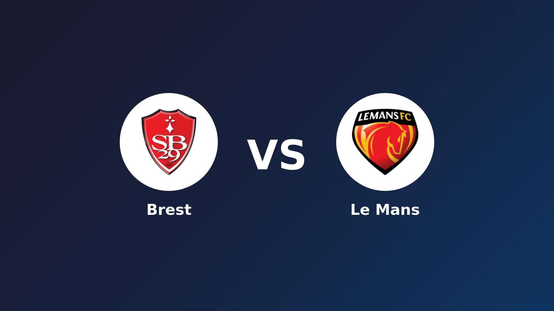 Brest vs Le Mans