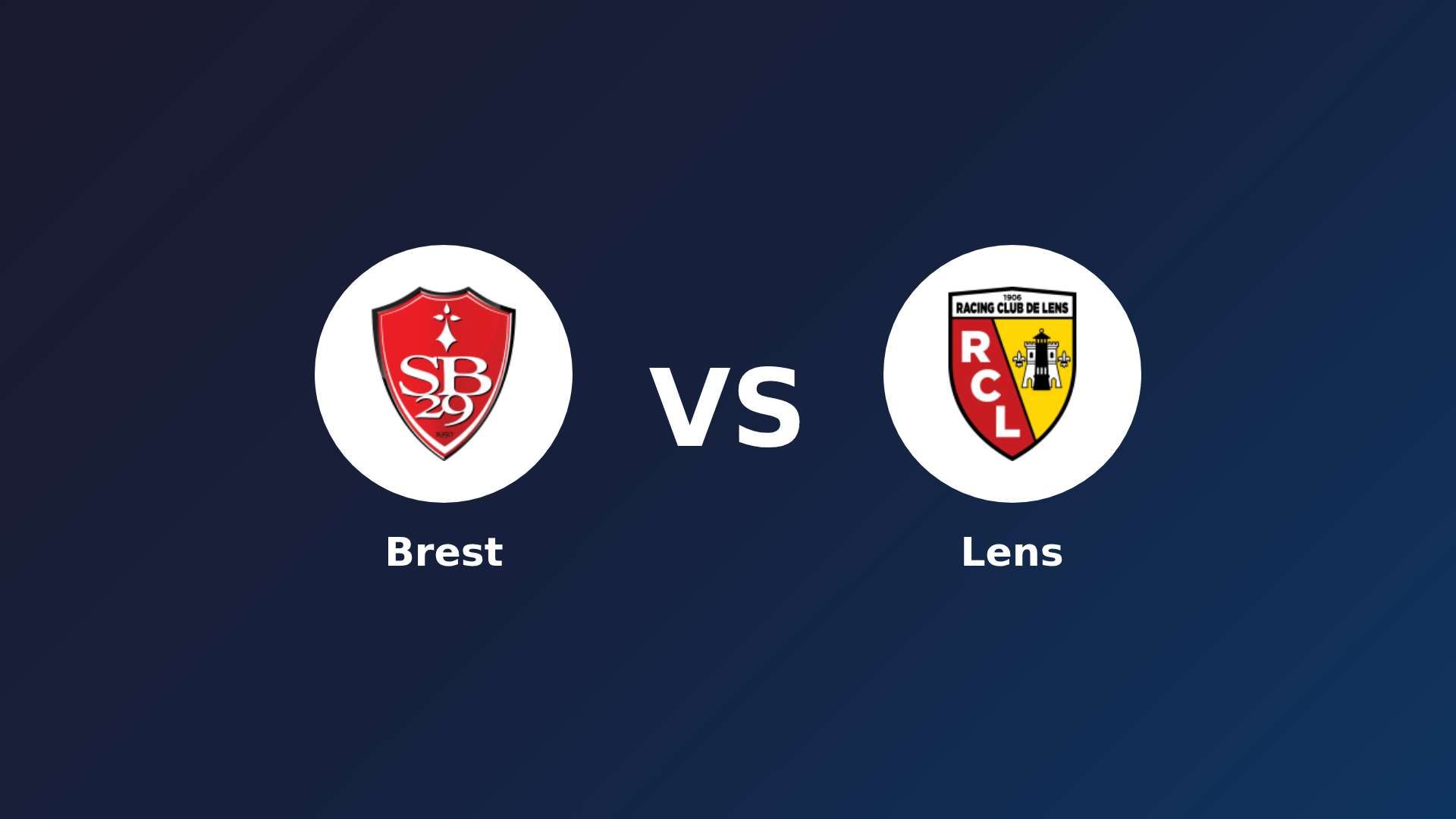 Brest vs Lens