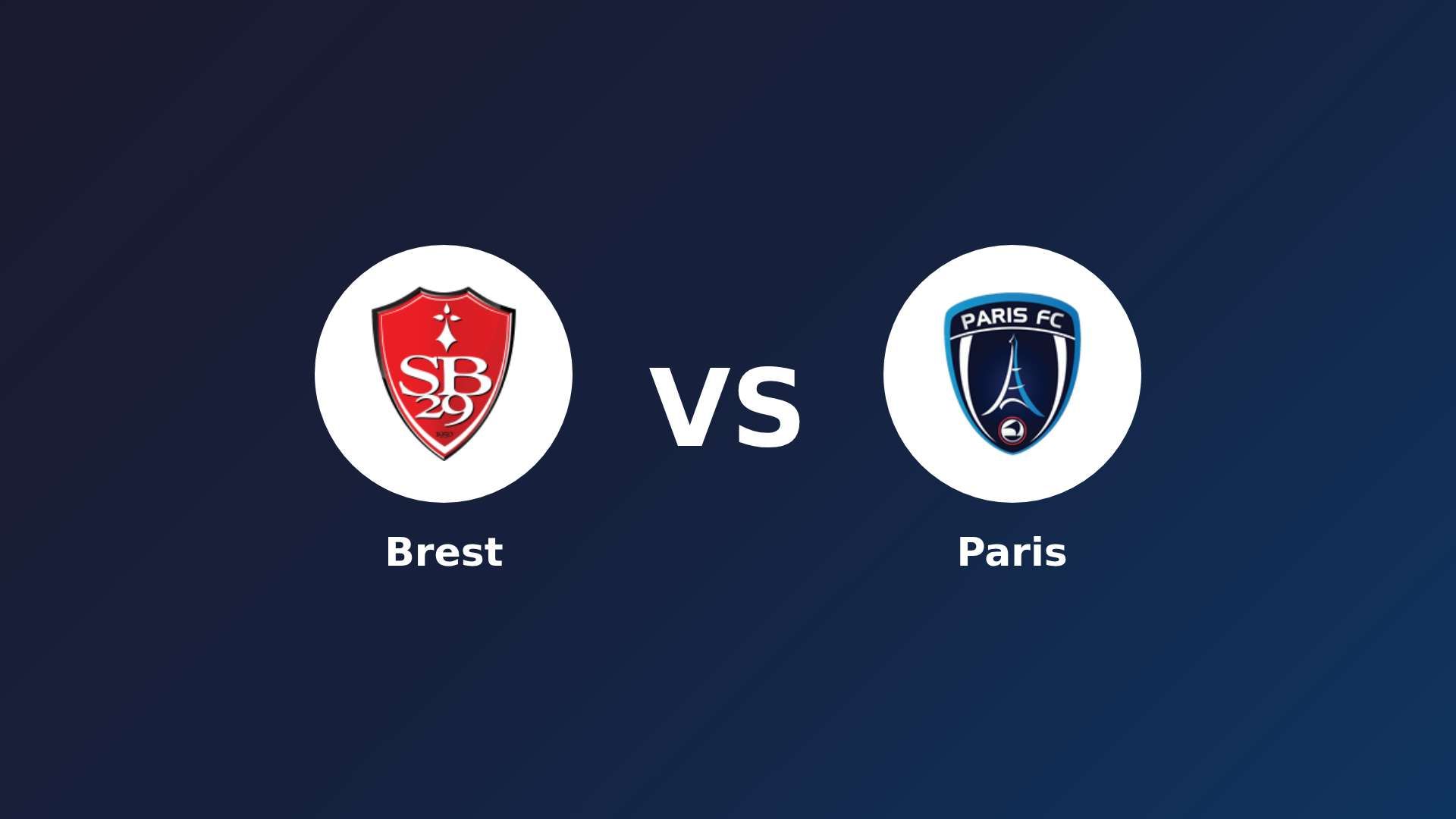 Brest vs Paris