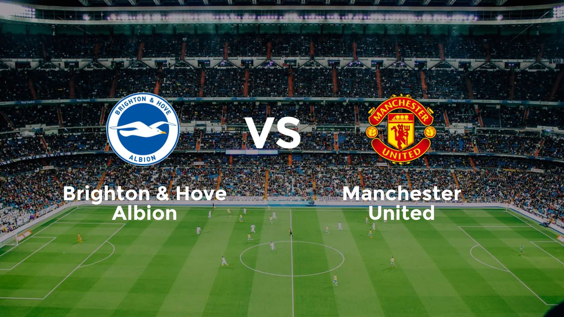 Brighton & Hove Albion vs Manchester United