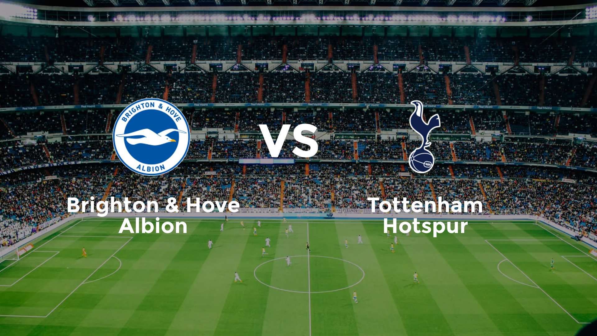 Brighton & Hove Albion vs Tottenham Hotspur