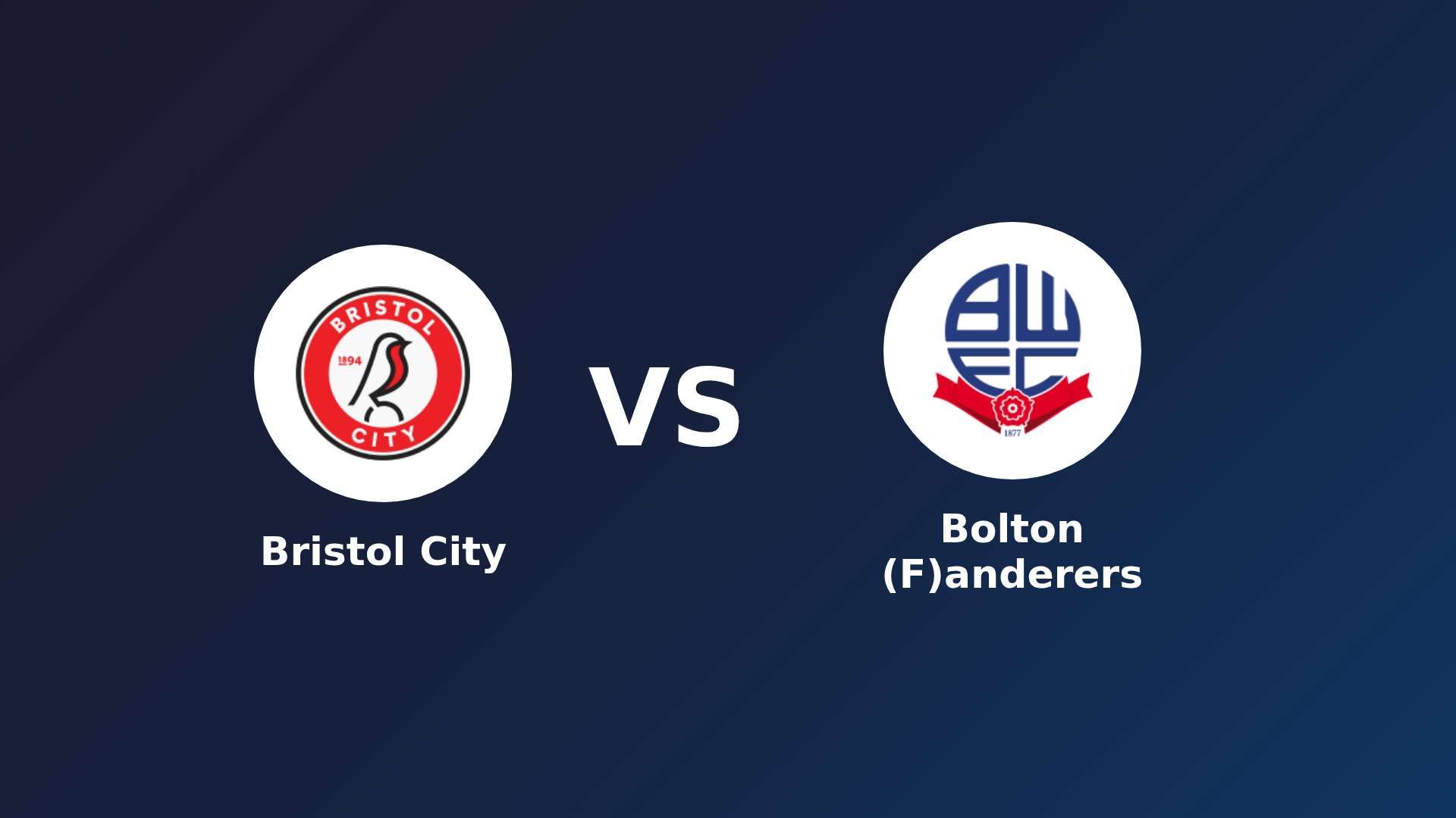 Bristol City vs Bolton (F)anderers