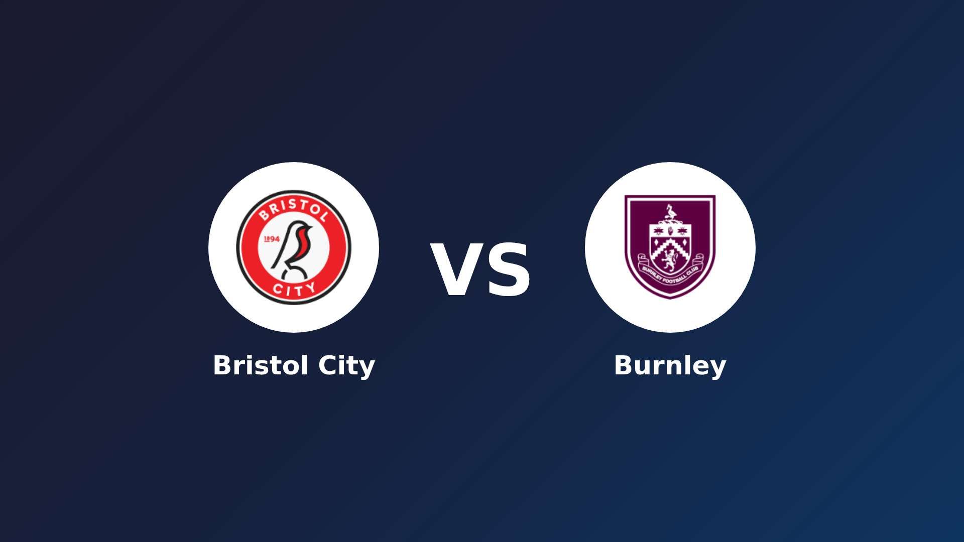 Bristol City vs Burnley