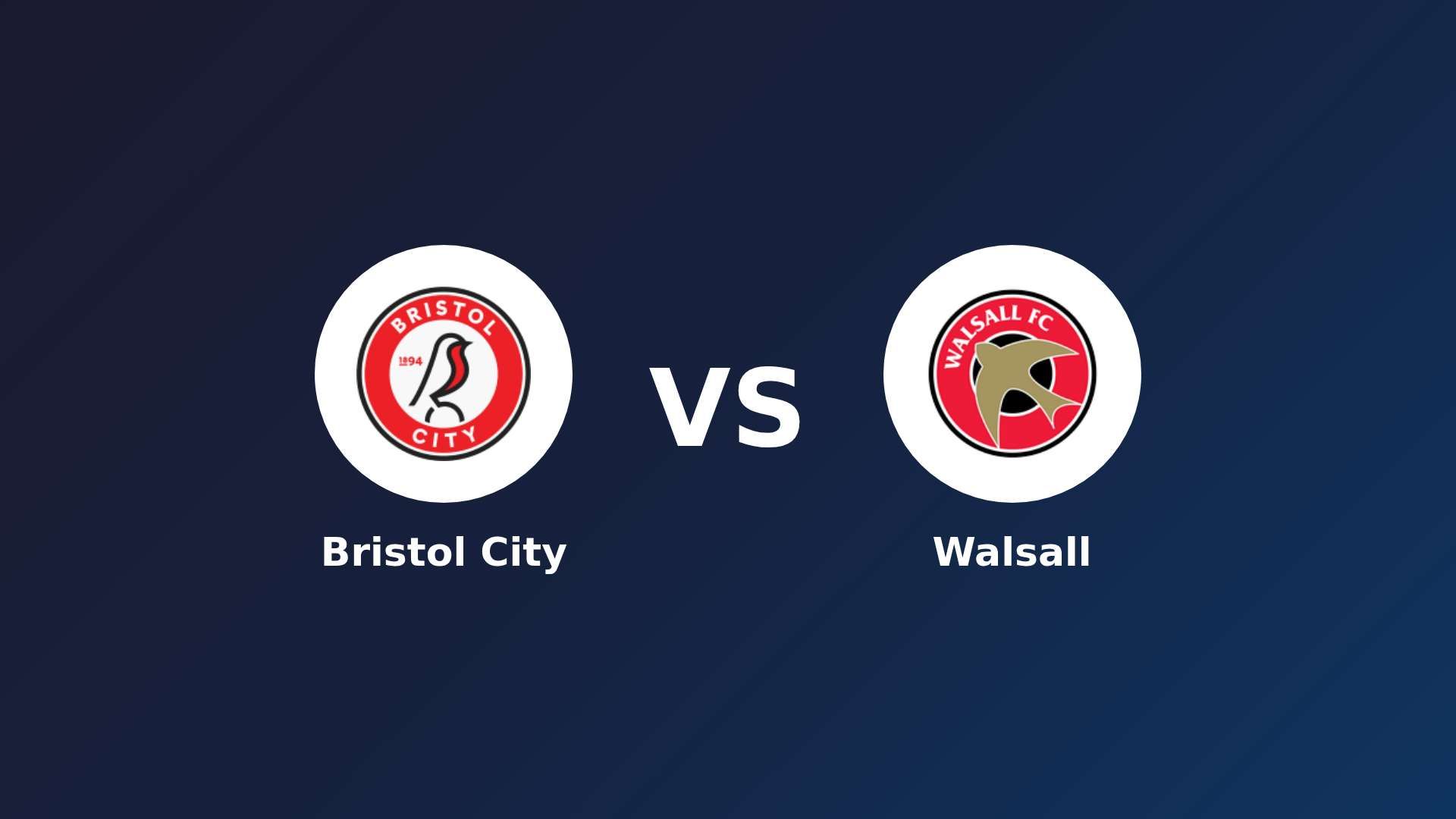 Bristol City vs (F)alsall