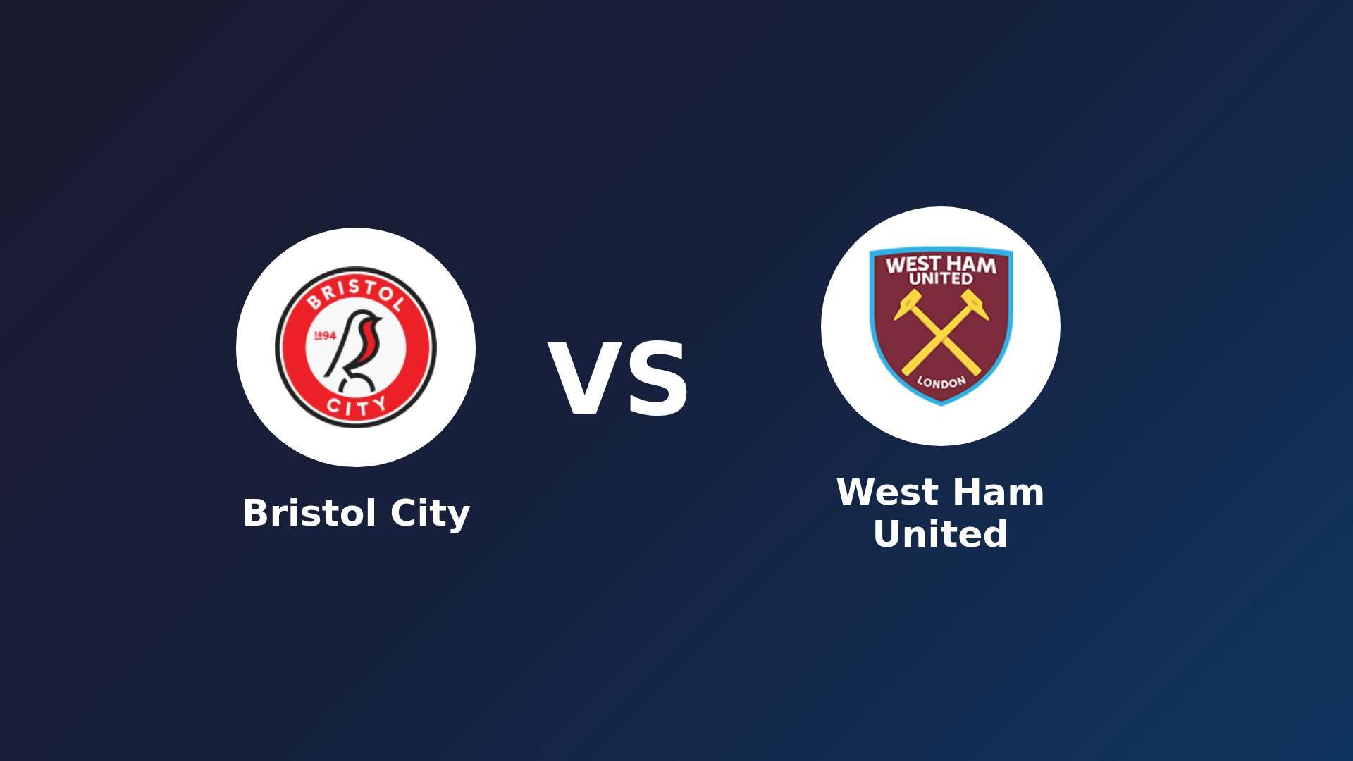 Bristol City vs (F)est Ham United
