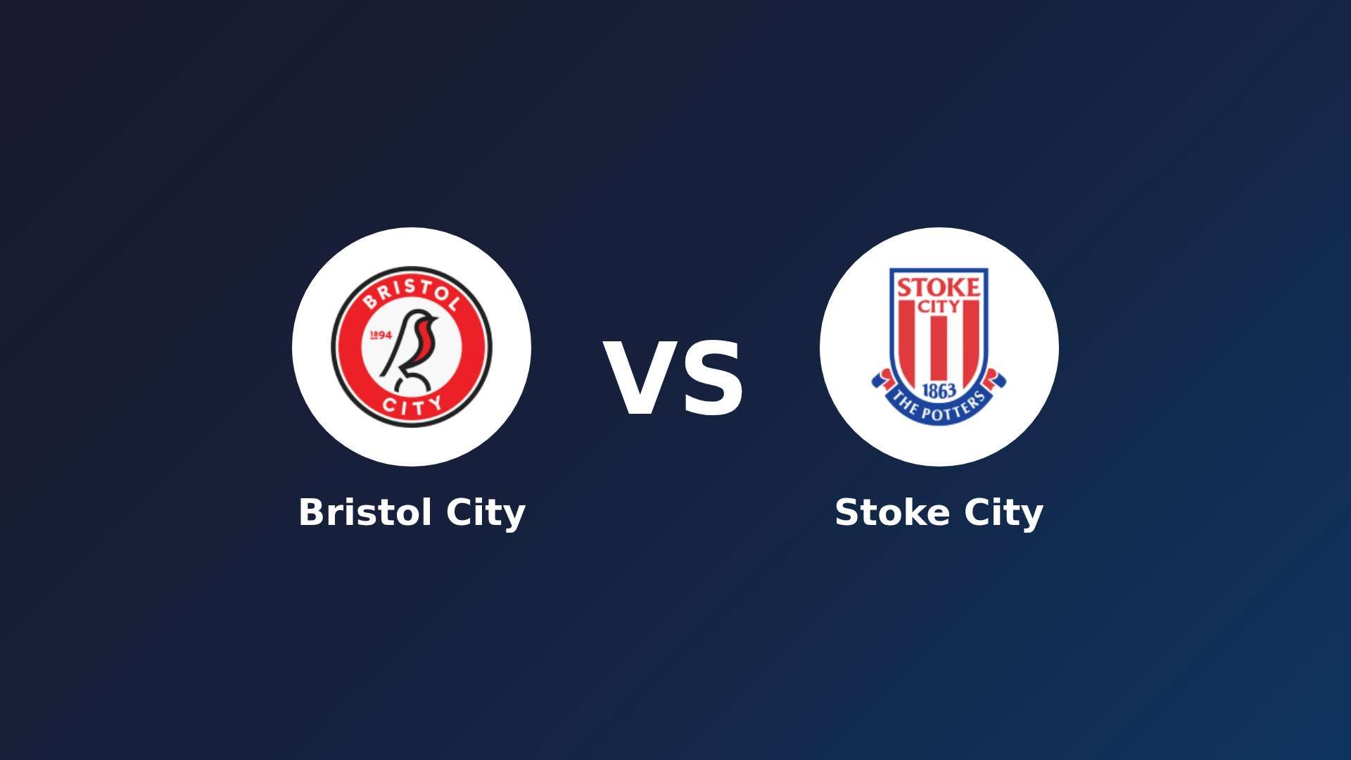 Bristol City vs Stoke City