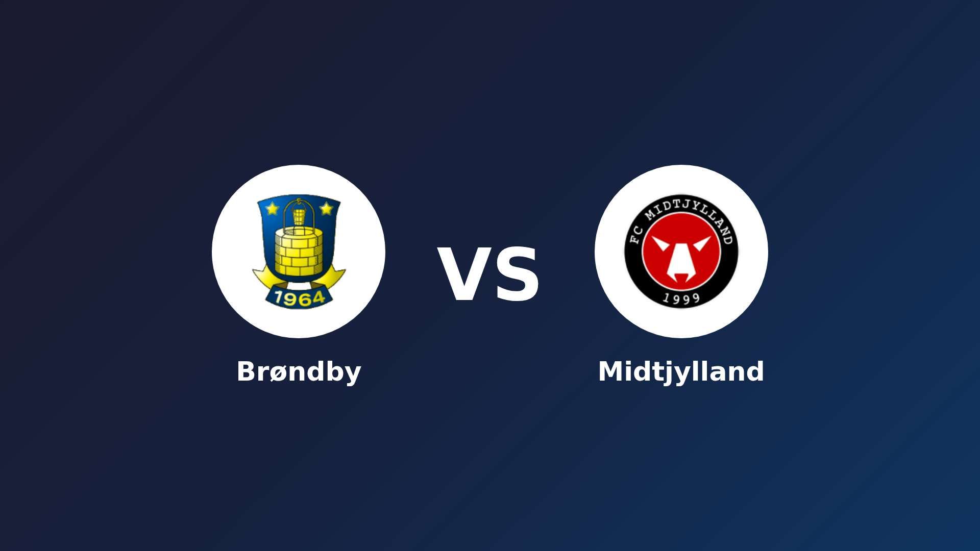 Brøndby IF vs FC Midtjylland