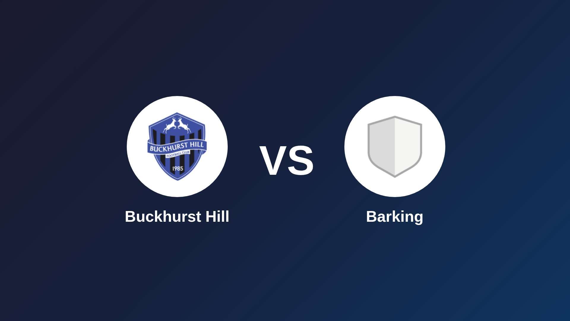 Buckhurst Hill vs Barking