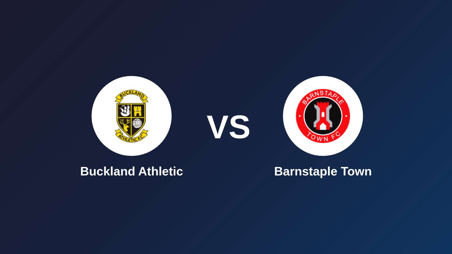 Buckland Athletic vs Barnstaple Town
