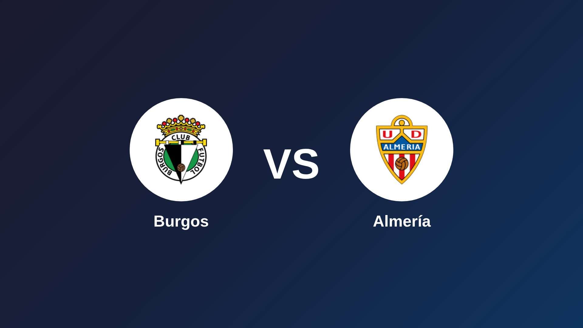 Burgos vs Almería