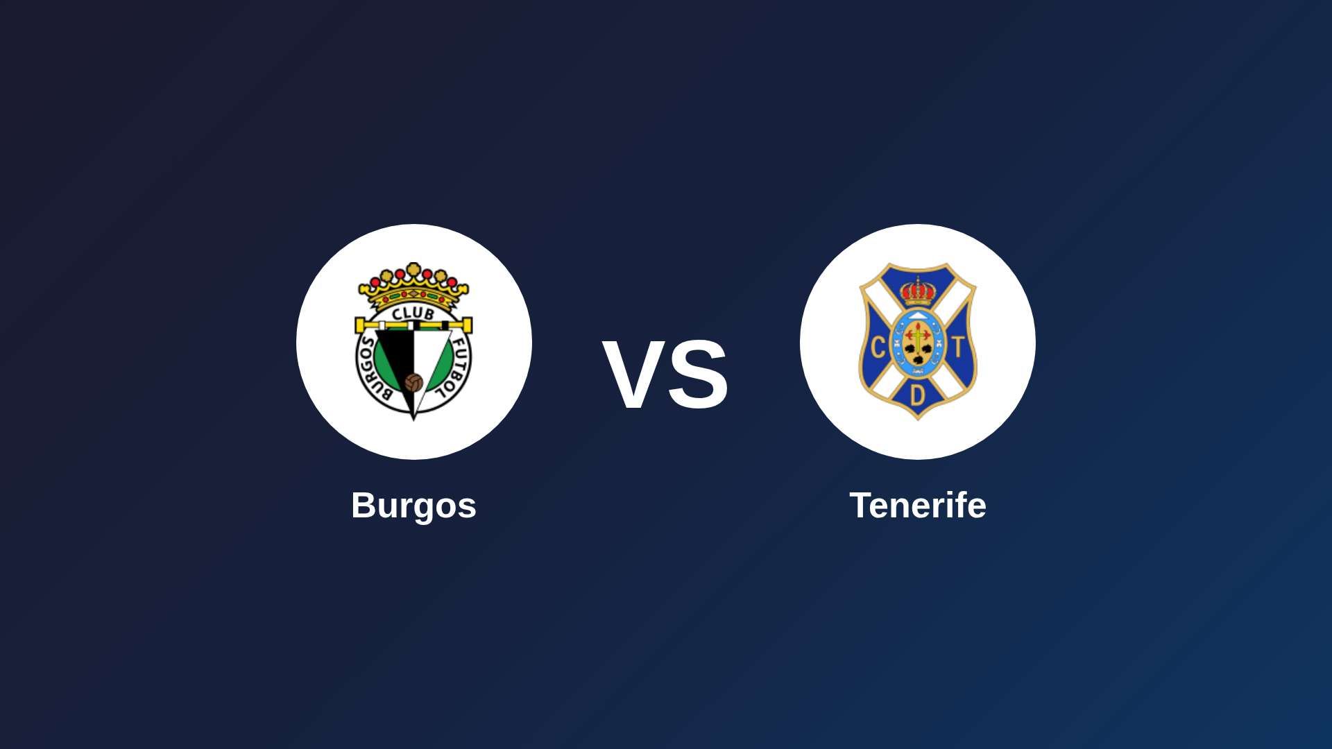 Burgos vs Tenerife